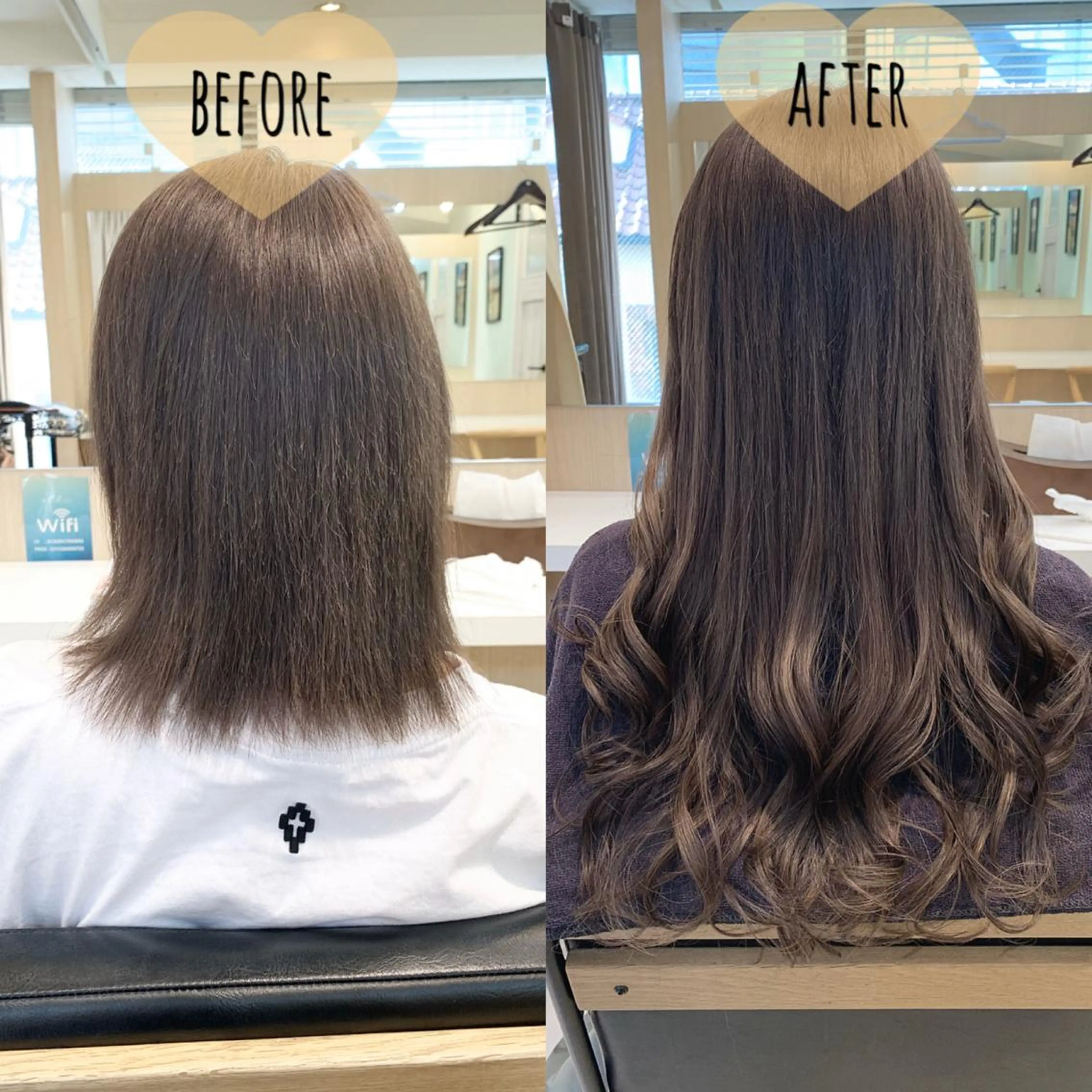 ロング カラー シールエクステ エクステ RILÜM（リルム） まつげパーマのマツエク・マツパデザイン