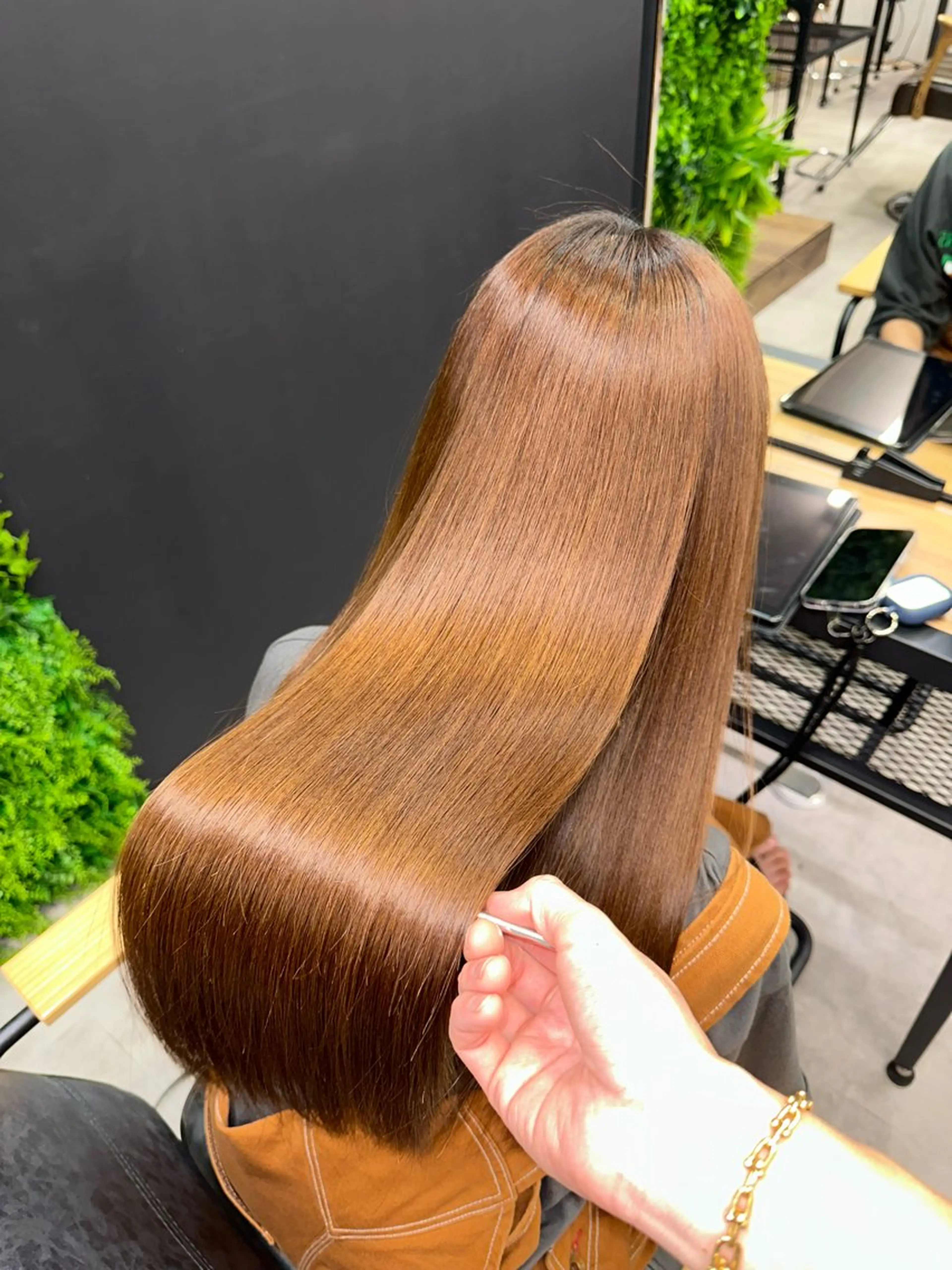 ロング 縮毛矯正 トリートメント RAF TOKYO 2nd所属・美髪矯正/髪質改善/ ヒロムのヘアスタイル