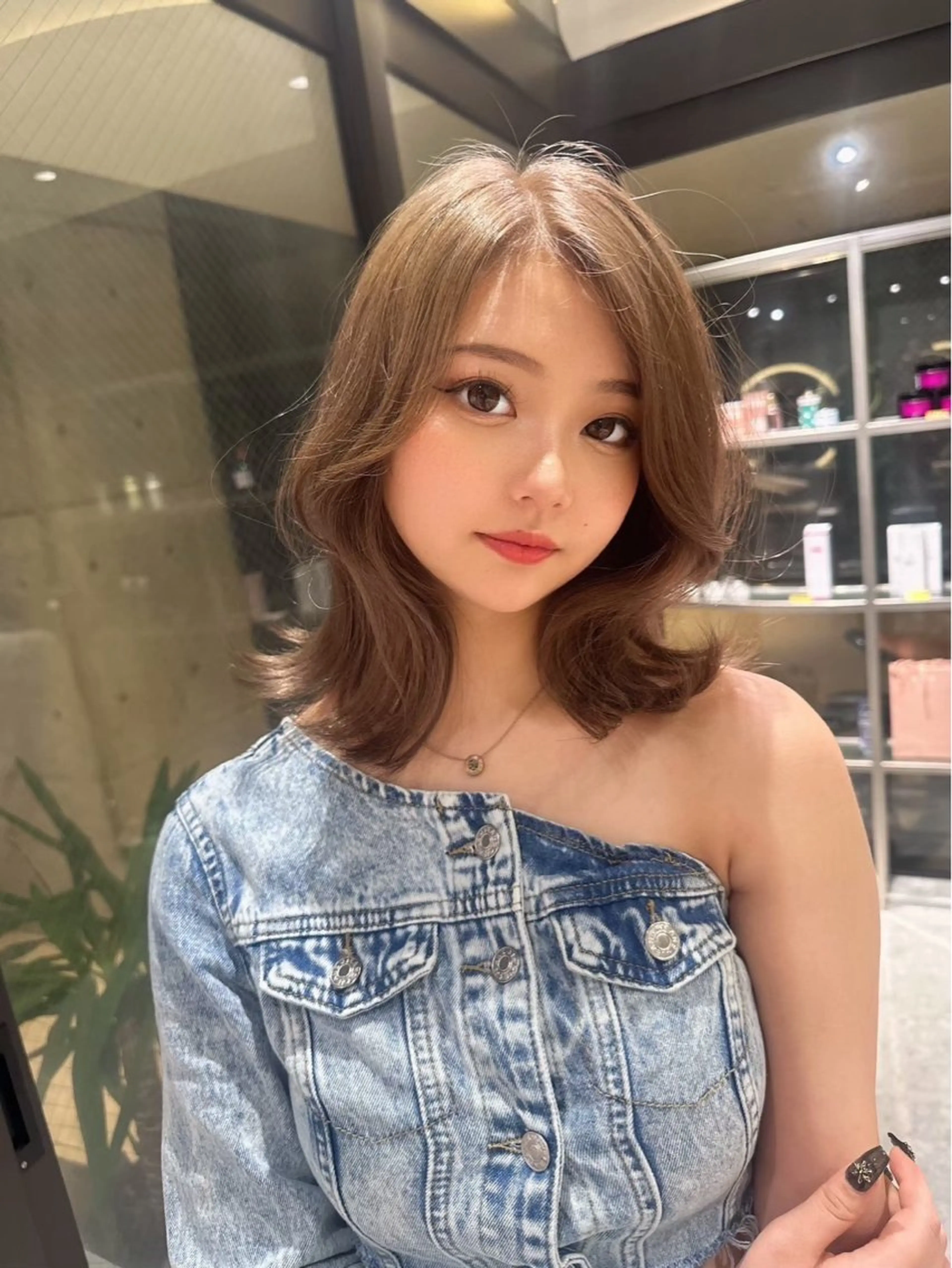 ミディアム カラー ハイトーンカラー 韓国風ヘア ヘアカラー Hiroki 韓国ヘア🇰🇷のヘアスタイル