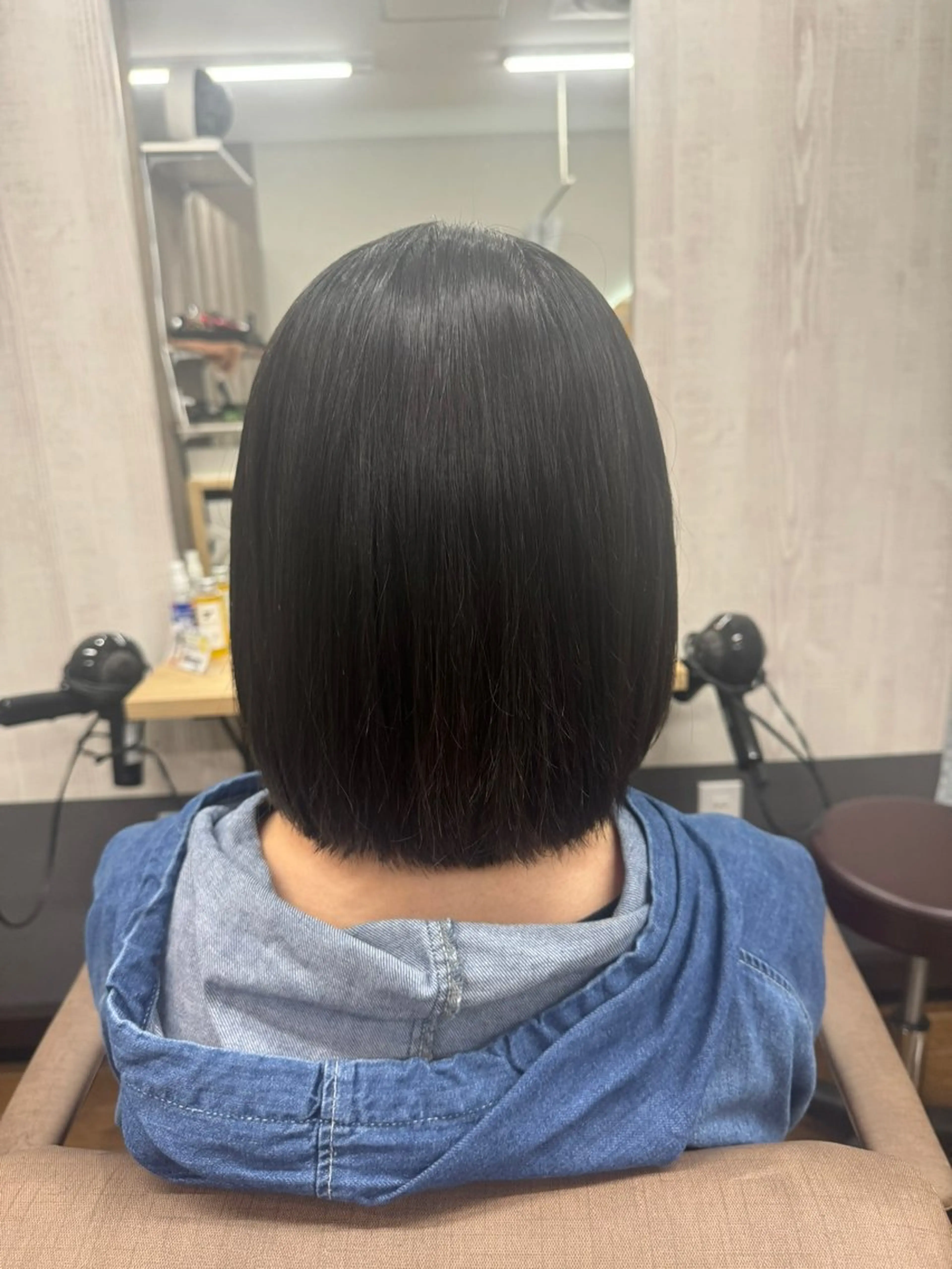 ミディアム 髪質改善 トリートメント カット 縮毛矯正 トリートメント TELA HAIR 稲毛店　千尋のヘアスタイル