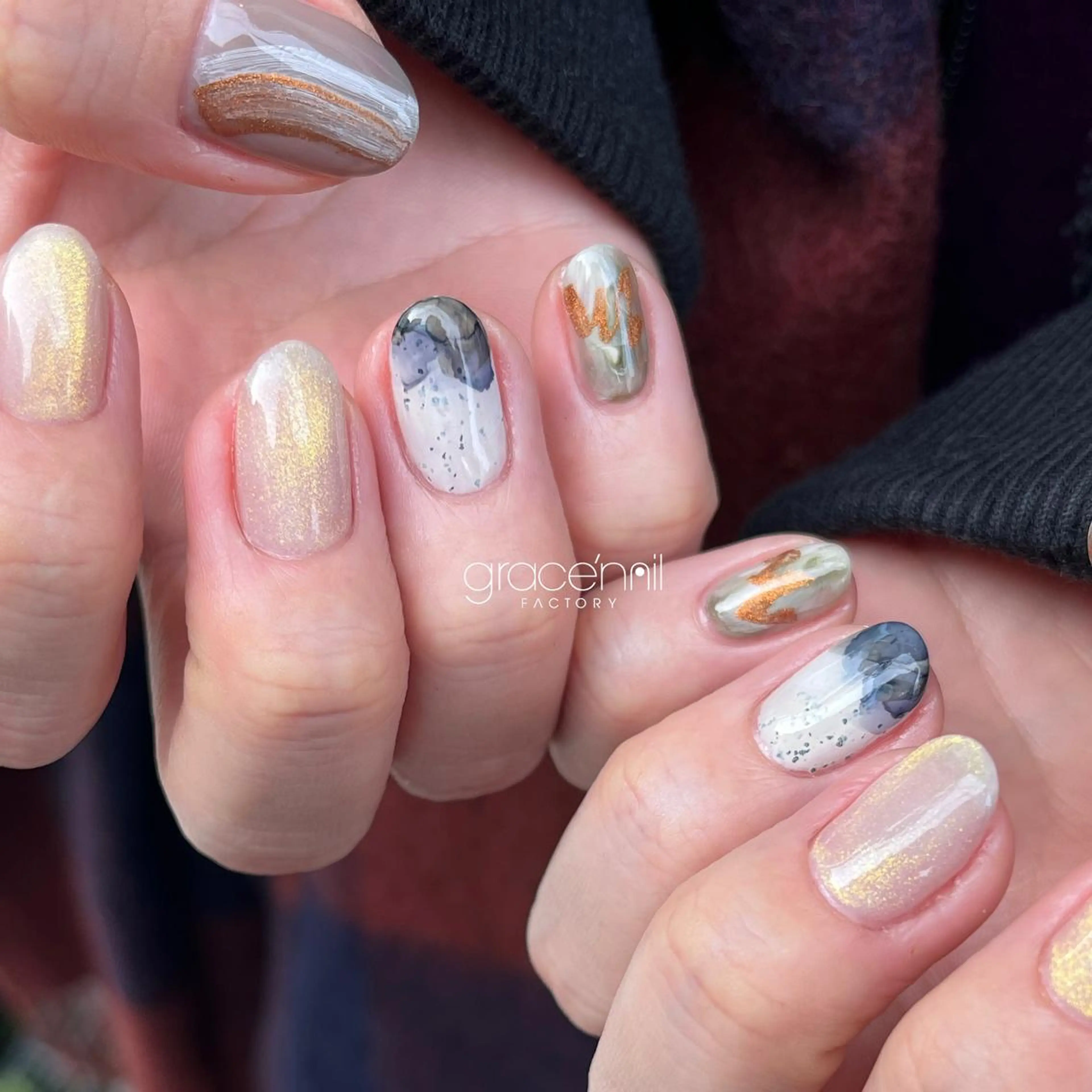 ネイル ハンドネイル gracenail factory所属・ヤマモト リカコのネイルデザイン