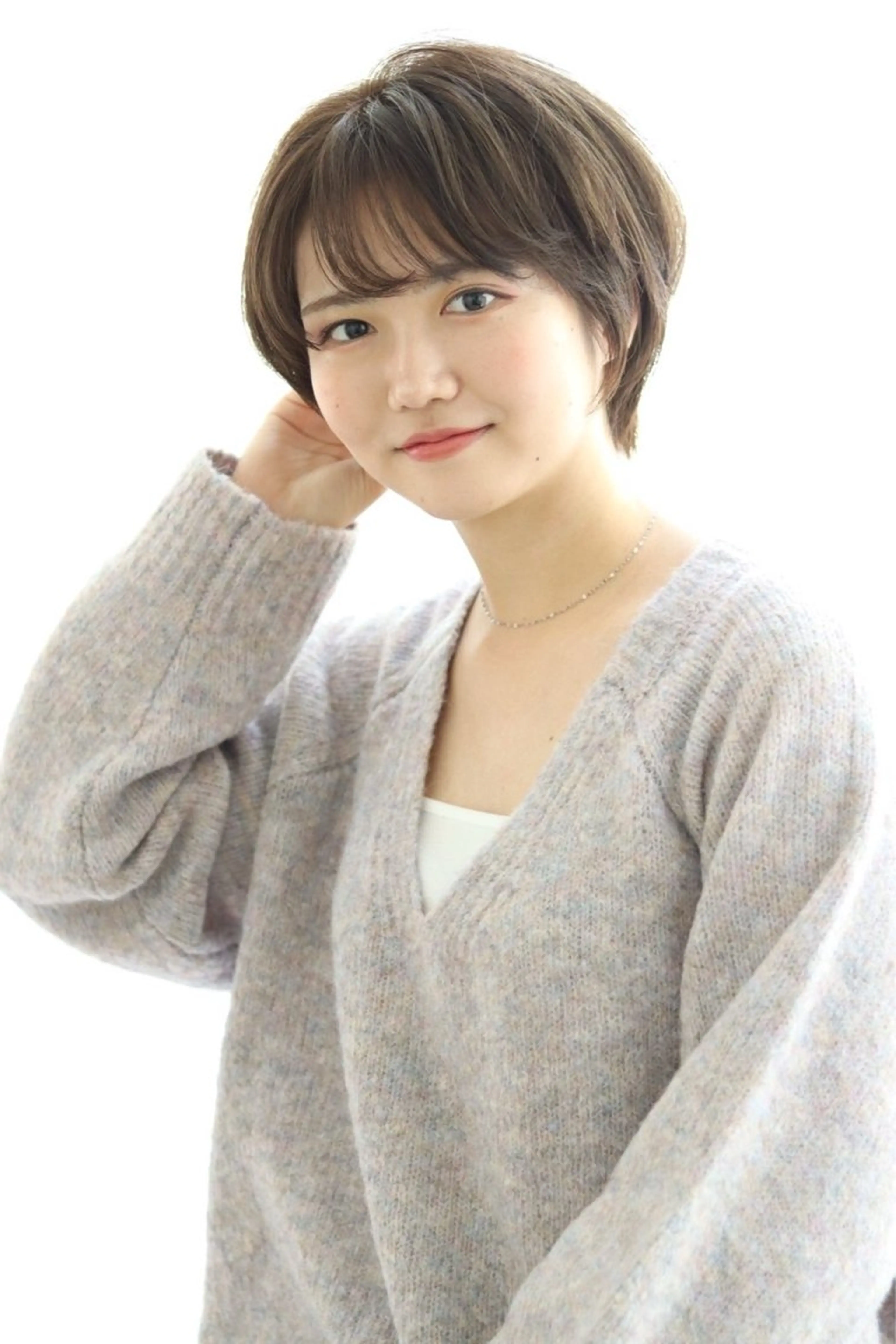 ショート ツヤ髪縮毛矯正🌈✨ 髙橋青心奏のヘアスタイル
