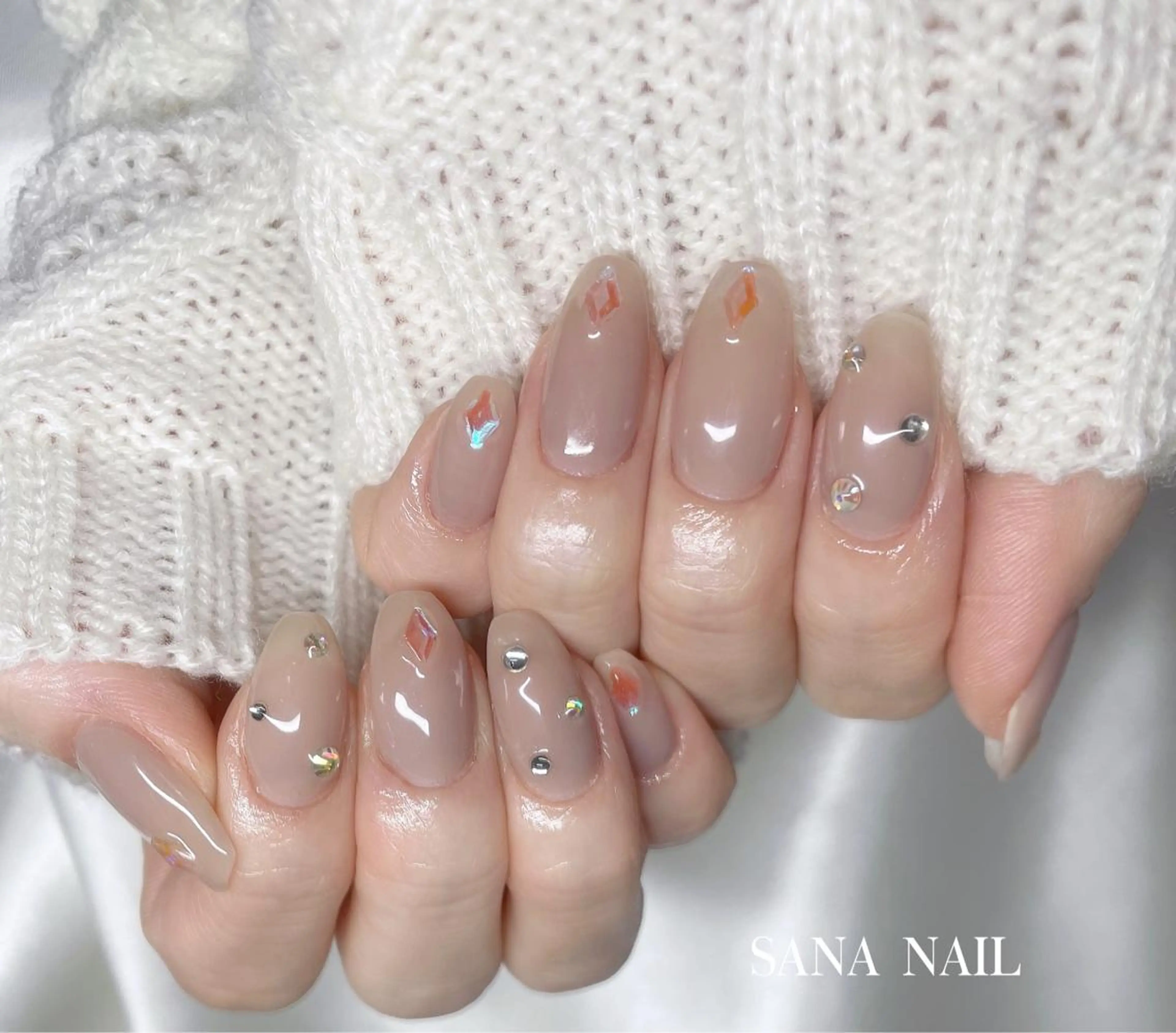 ネイル 持ち込み ハンドネイル nailsalon SANANAILのネイルデザイン