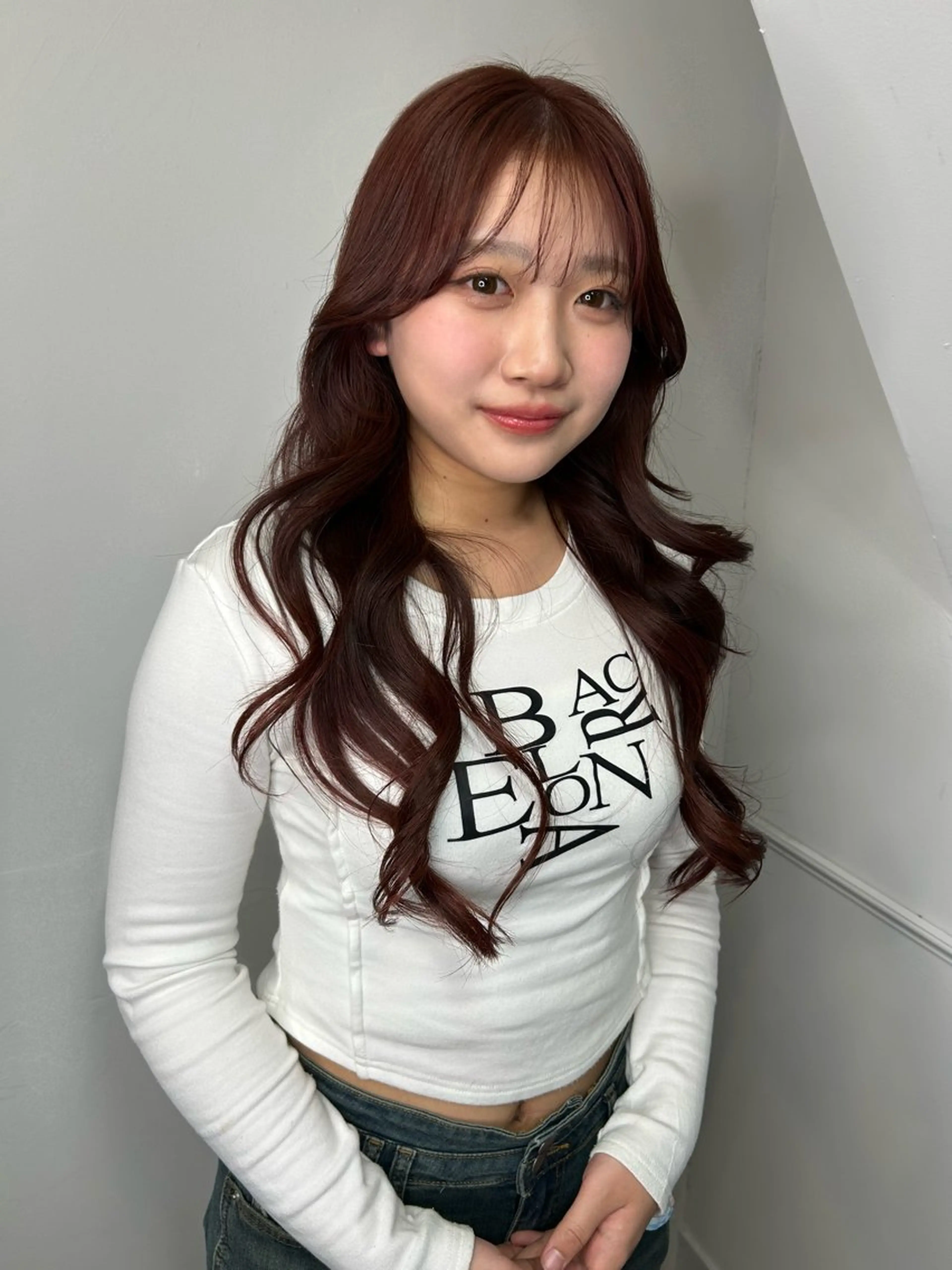 ロング カラー land所属・透明感カラー/レイヤ ー🌙Honokaのヘアスタイル