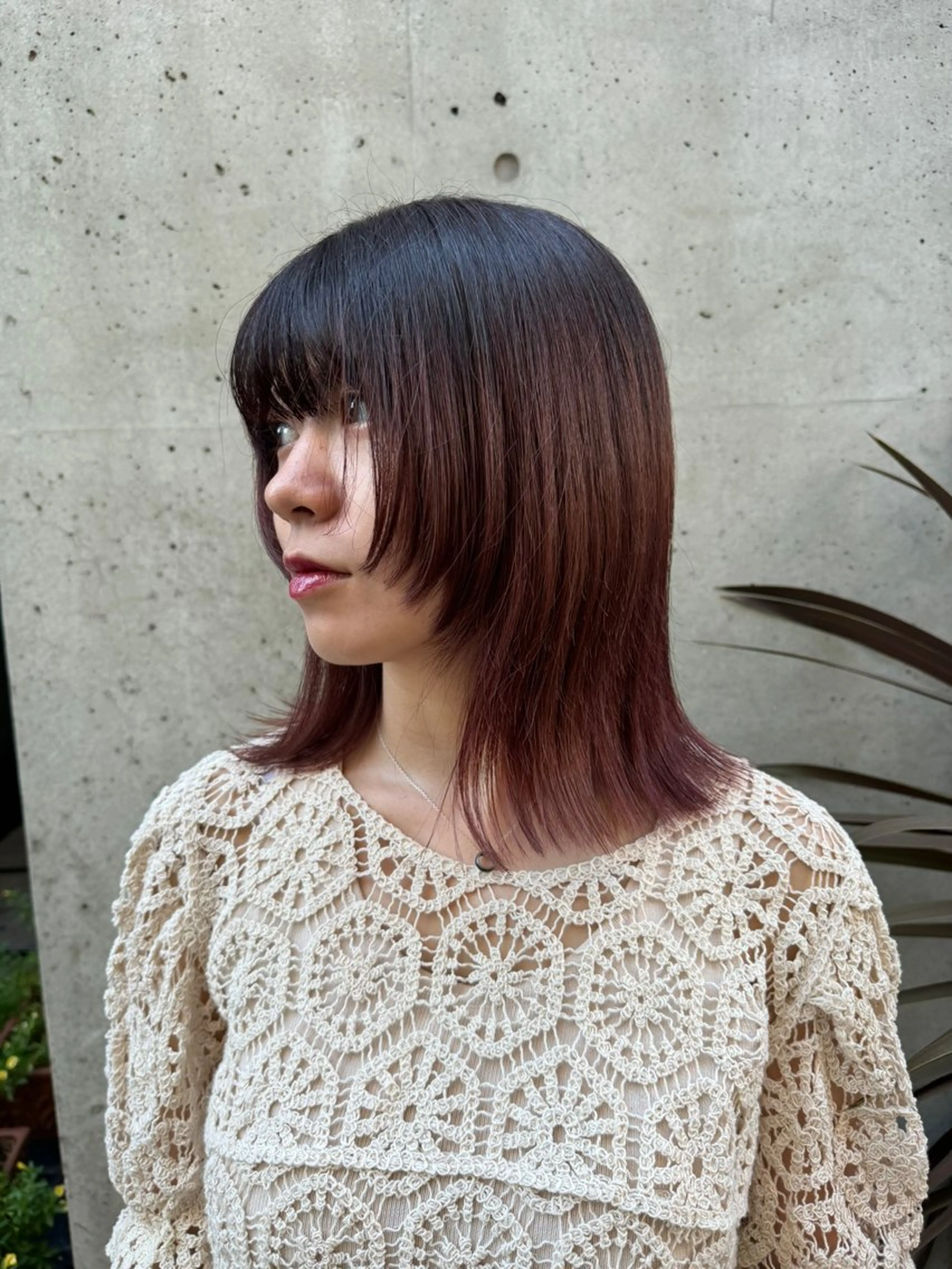 ミディアム 顔周りカット カット 透明感カラー/艶髪 💎🐇uraraのヘアスタイル