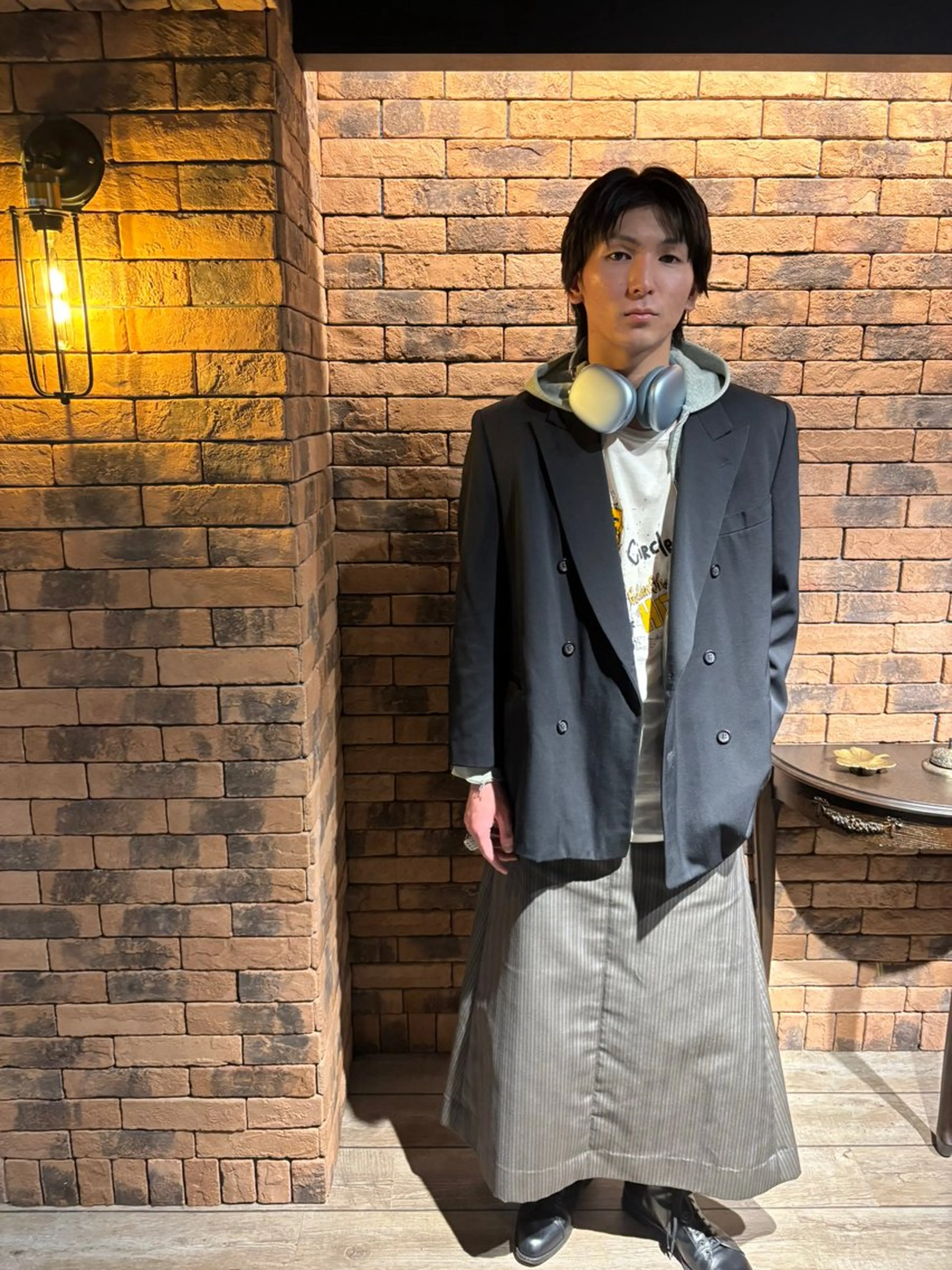 カラー メンズ センターパート メンズ韓国風 黒髪 Re:chaLu たまプラーザ所属・カラー/韓国 横浜 たまプラーザYUTAのヘアスタイル