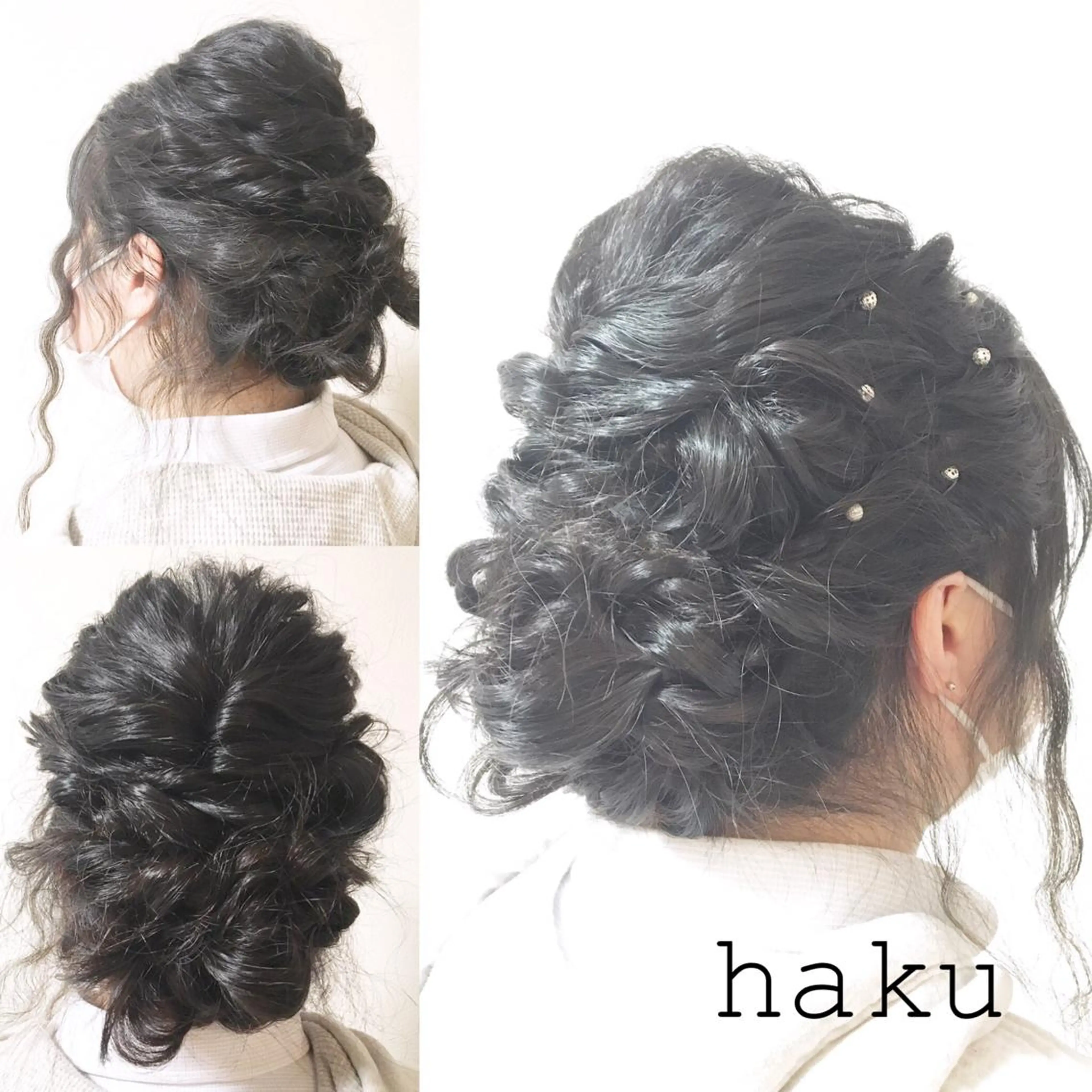 セミロング ヘアアレンジ 卒業式のヘアスタイル ＊ asukaのヘアスタイル