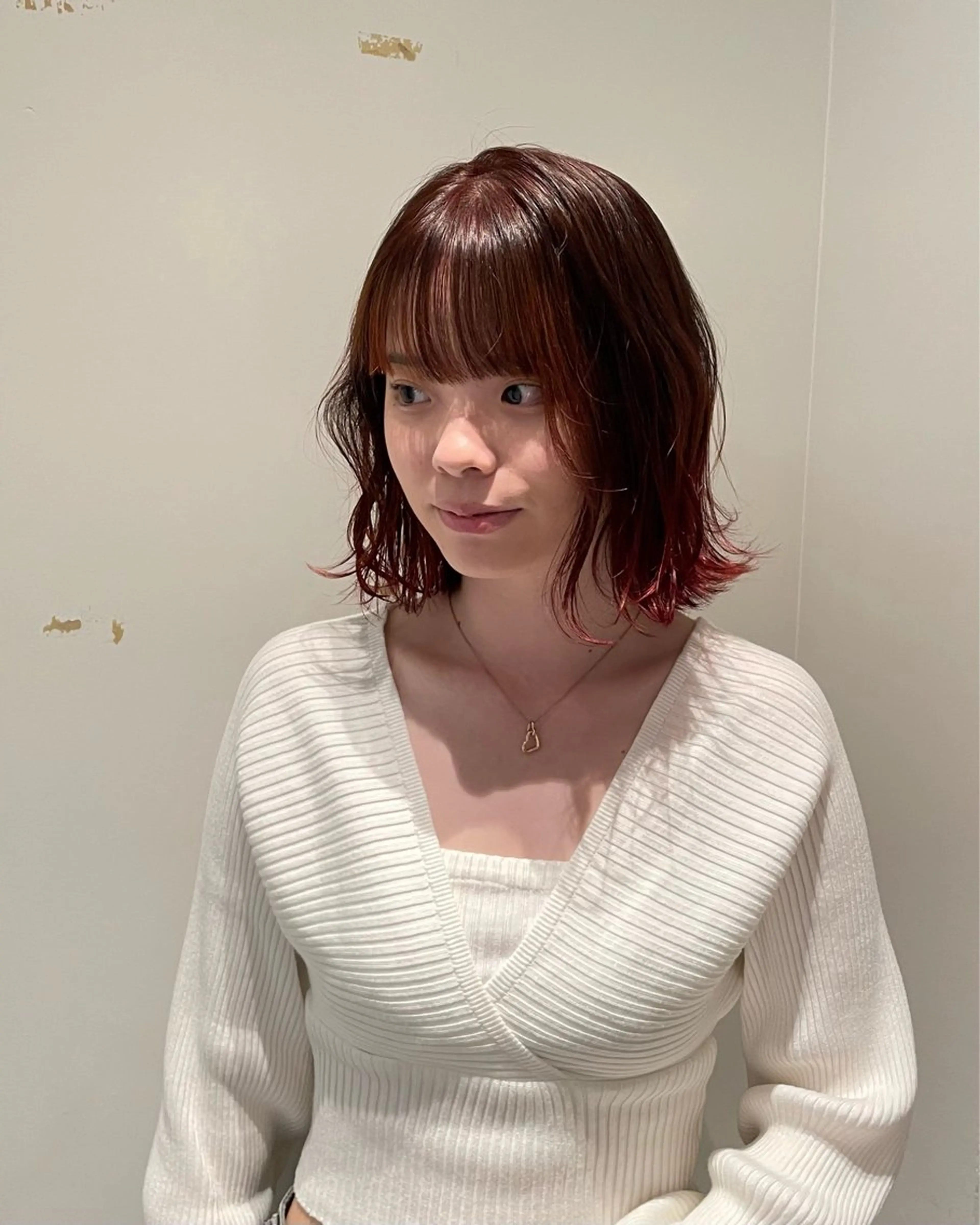 カット+ケアブリーチ+質感再生トリートメントの写真