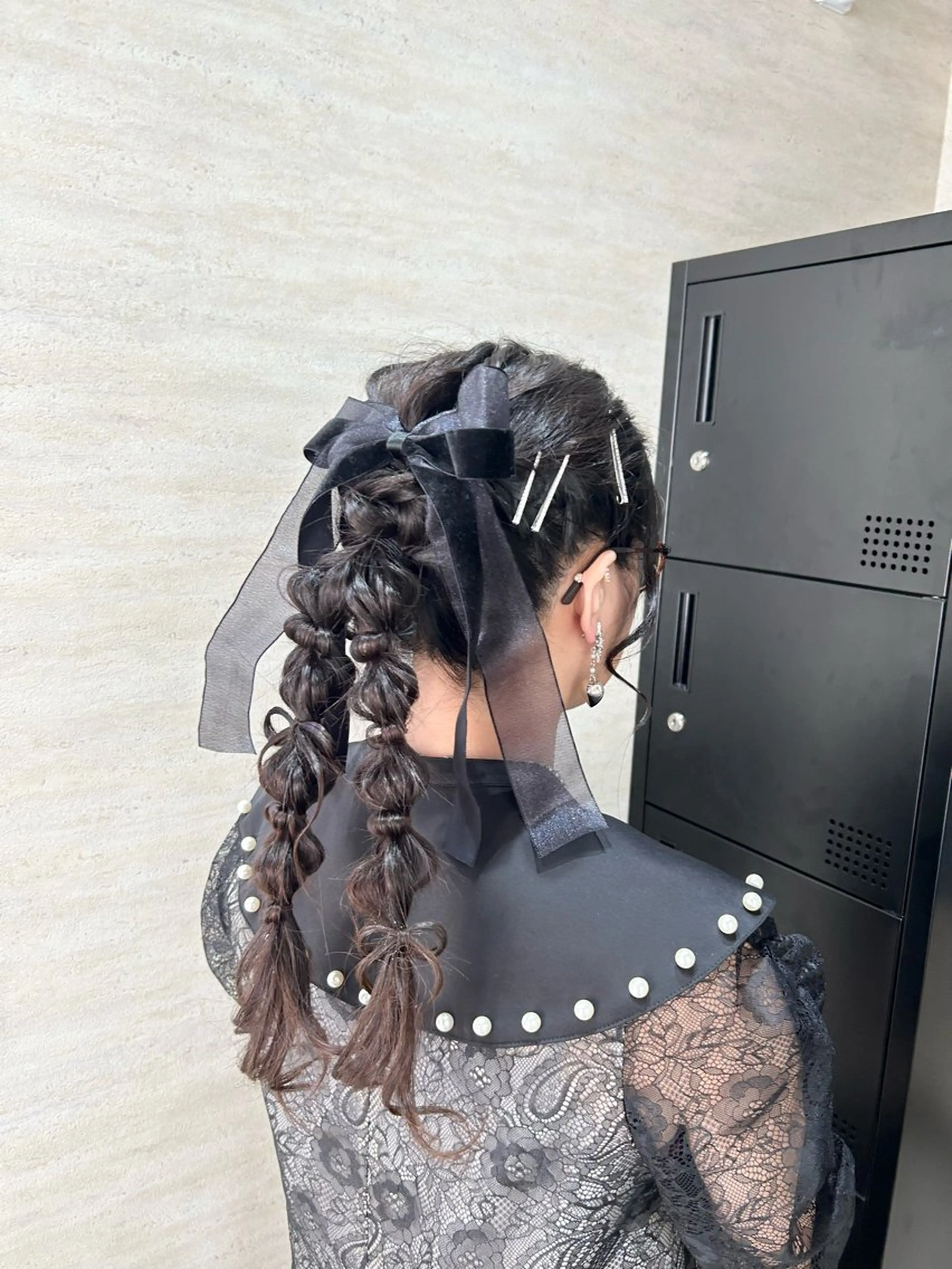 ヘアアレンジ シールエクステ エクステ 🦋‪NANA🦋‪ /韓国風/束感まつ毛のマツエク・マツパデザイン