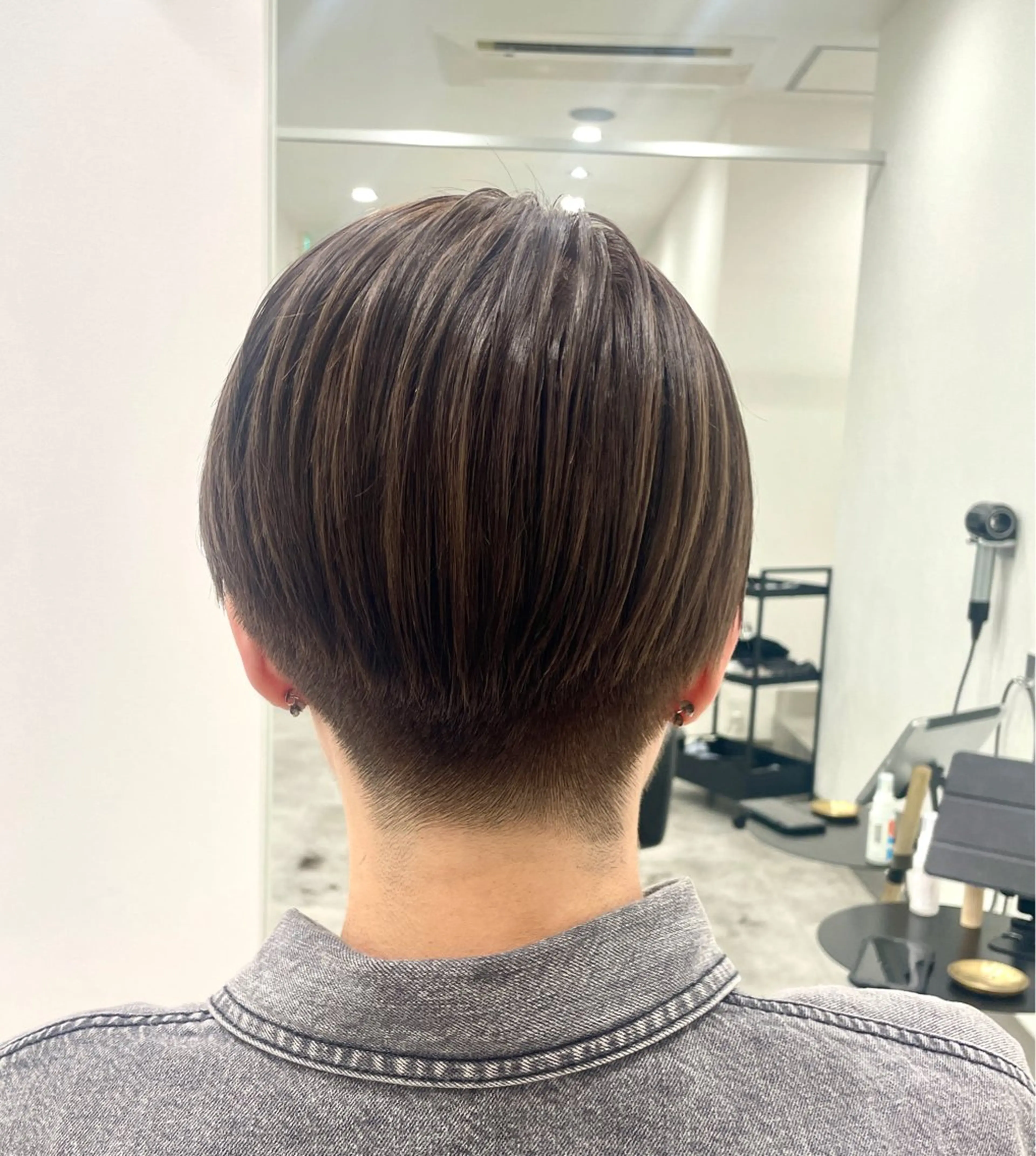 ショート カラー ヘアアレンジ ブリーチ ケアブリーチ ボブ 韓国風ヘア レイヤーカット カット ヘアカラー トリートメント 💝似合わせカット& カラーＵｒｕｎａ💝のヘアスタイル