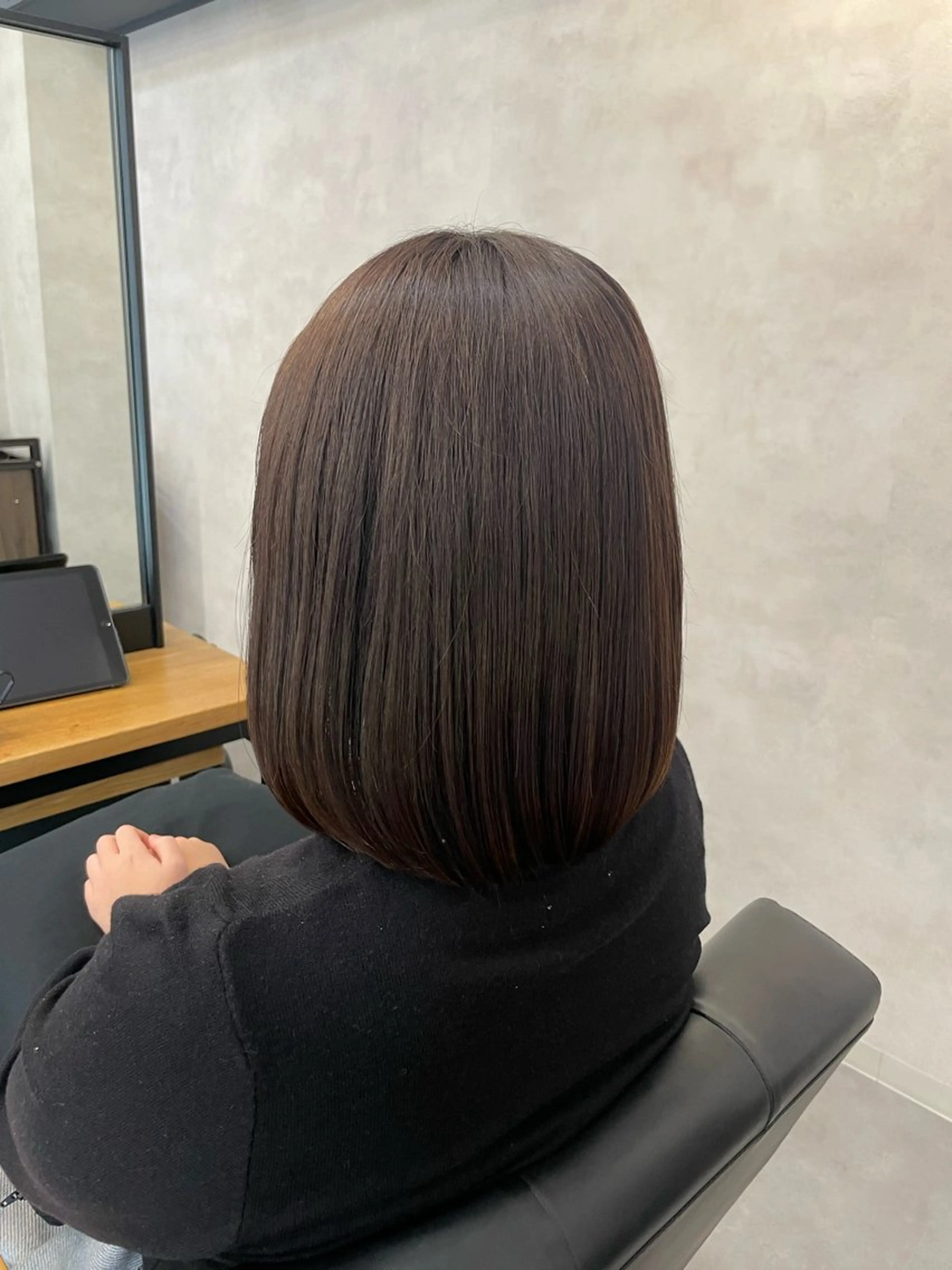 ミディアム カラー カット ヘアカラー トリートメント 今村 南穂のヘアスタイル