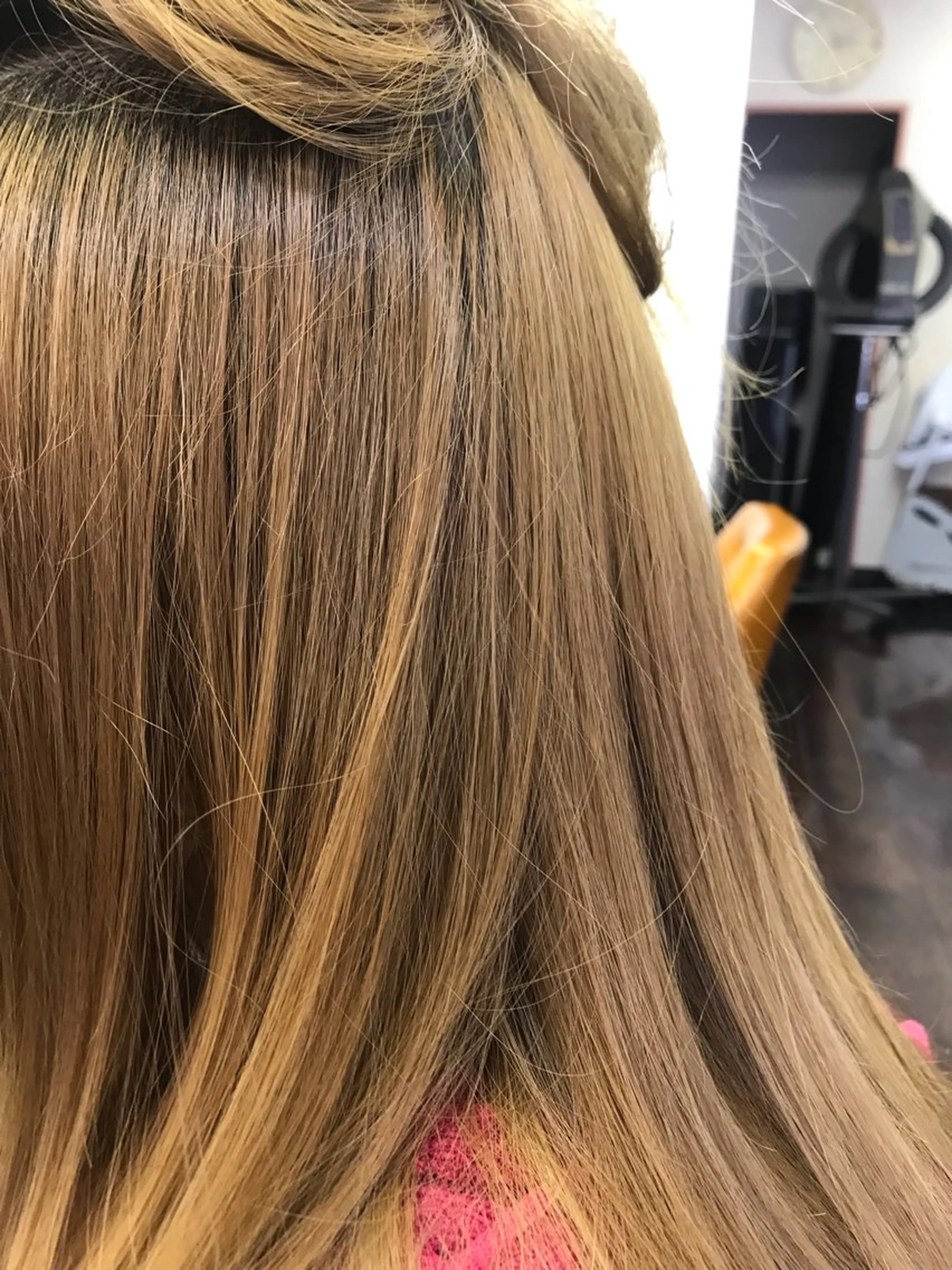 セミロング カラー 桧山 真のヘアスタイル