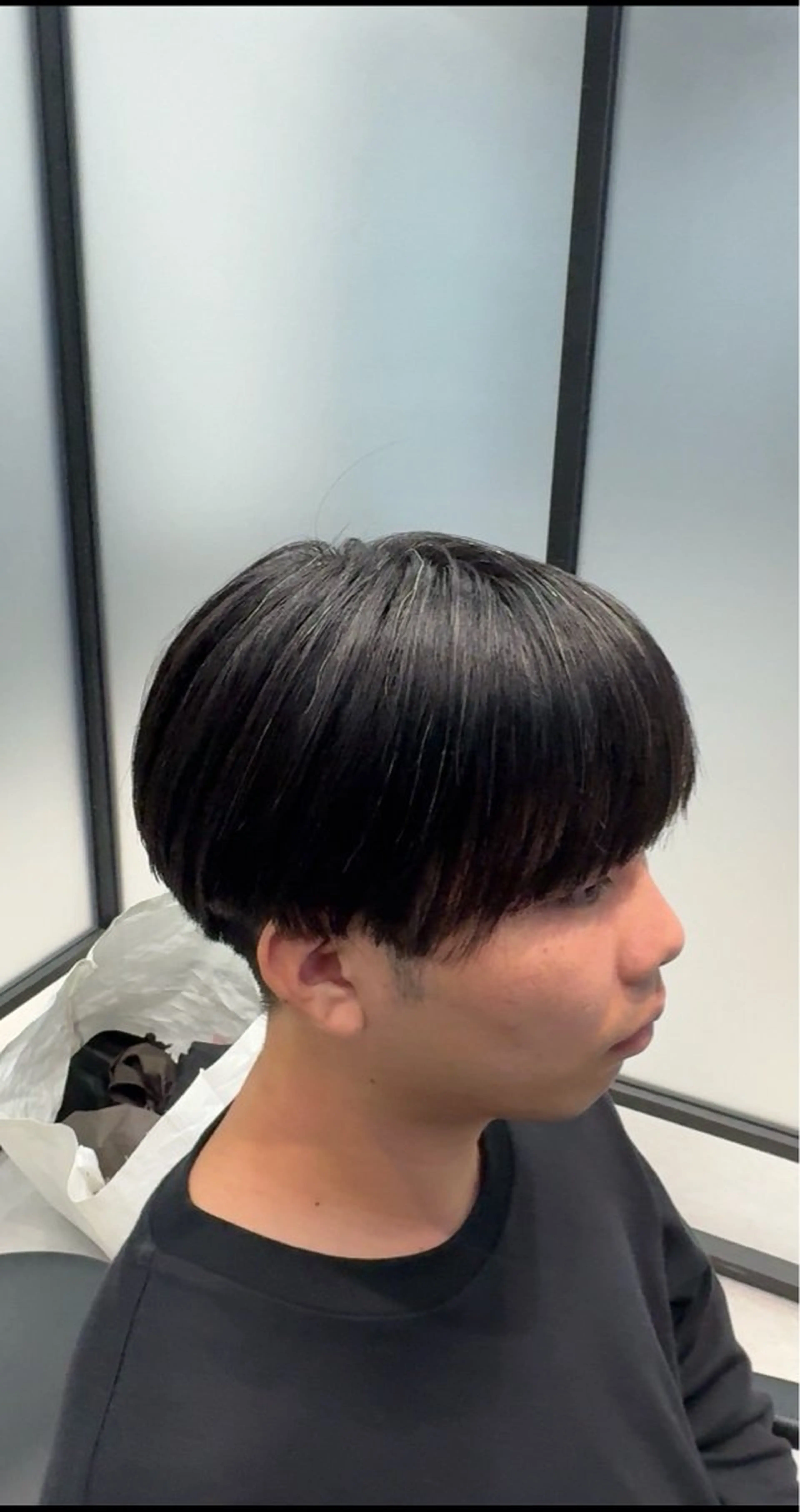 ミディアム メンズ エクシア西梅田所属・メンズ特化⚡️うえだ りゅうきのヘアスタイル