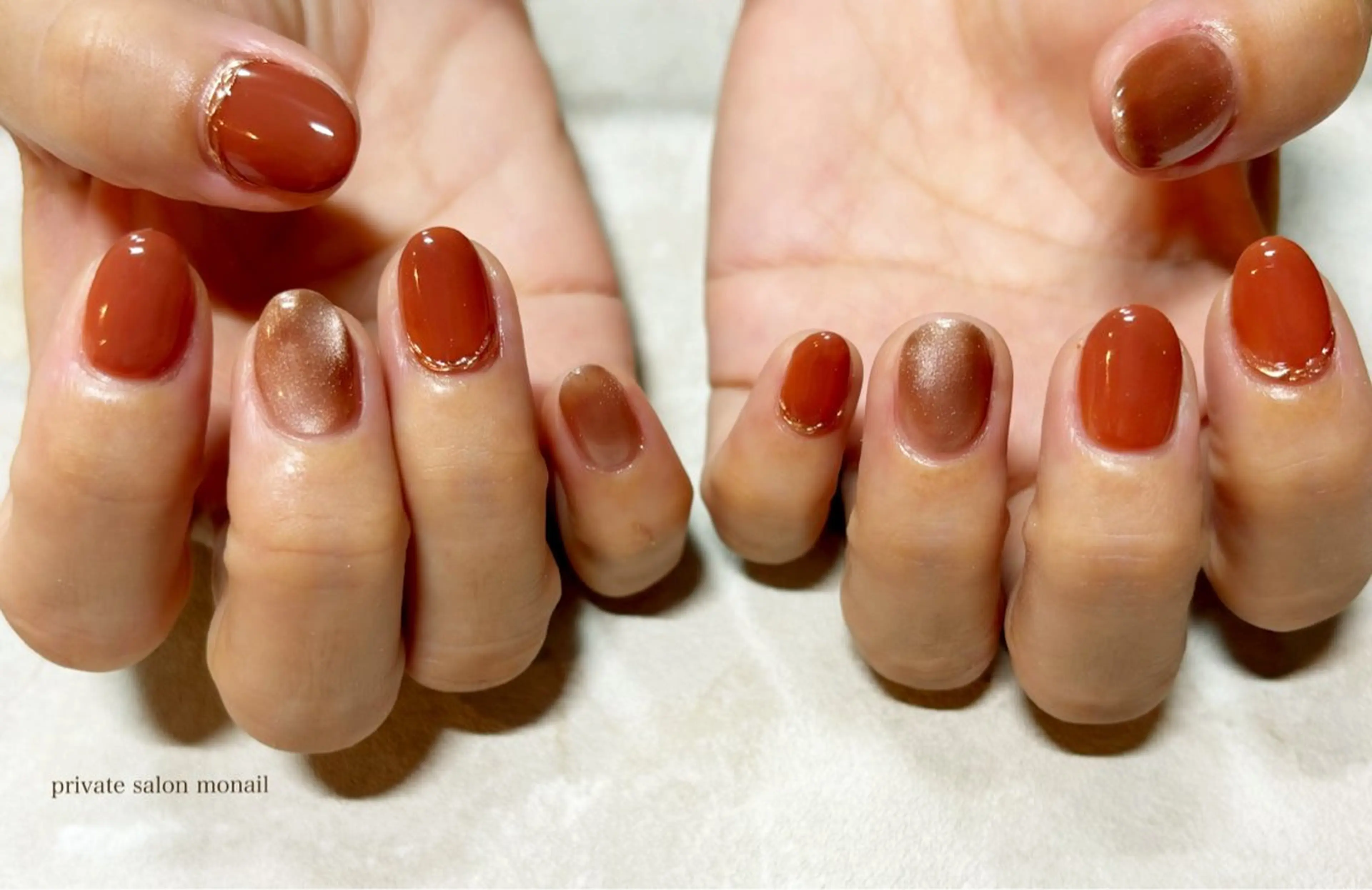 ネイル マグネットネイル ハンドネイル private  nail monail所属・nail salon monailのネイルデザイン