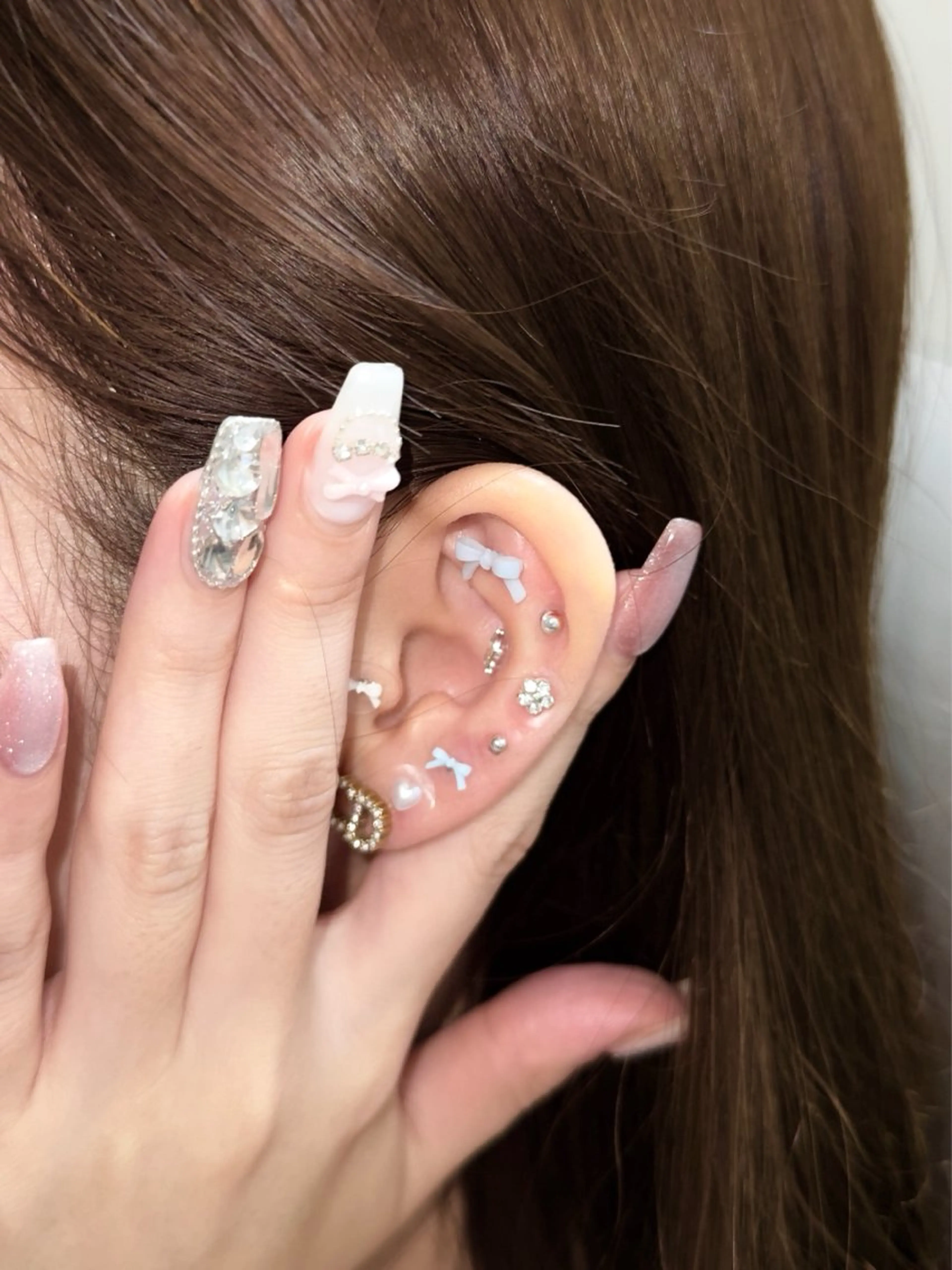 【12月限定】✨ヘアセット＋耳つぼジュエリー✨の写真