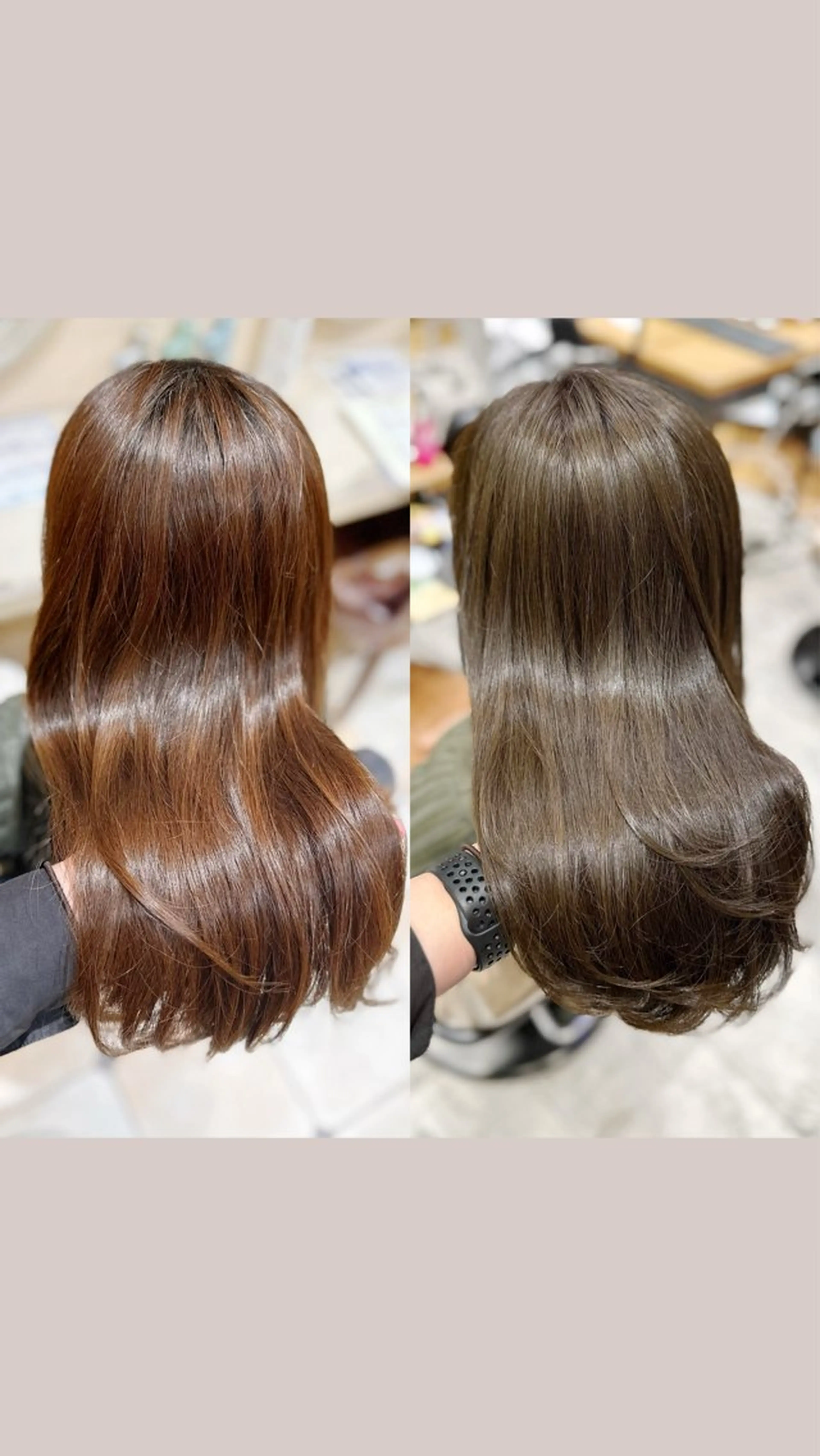 カラー ブリーチ 透明感カラー ダブルカラー イルミナカラー ブリーチなしカラー ヘアカラー トリートメント 💫レイヤーカット 💫木原佑璃香のヘアスタイル