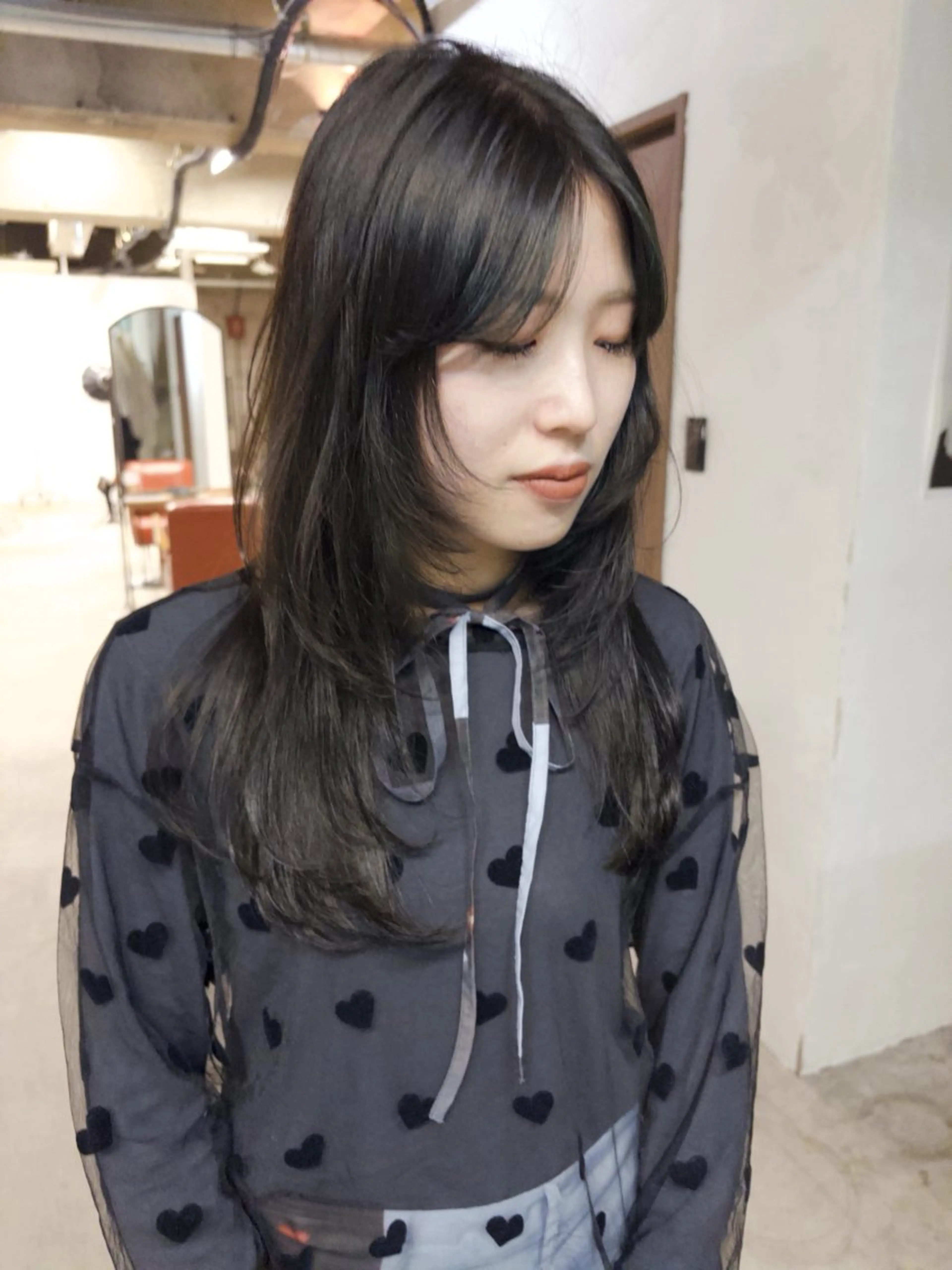 ロング Amy.所属・amy. ユナのヘアスタイル