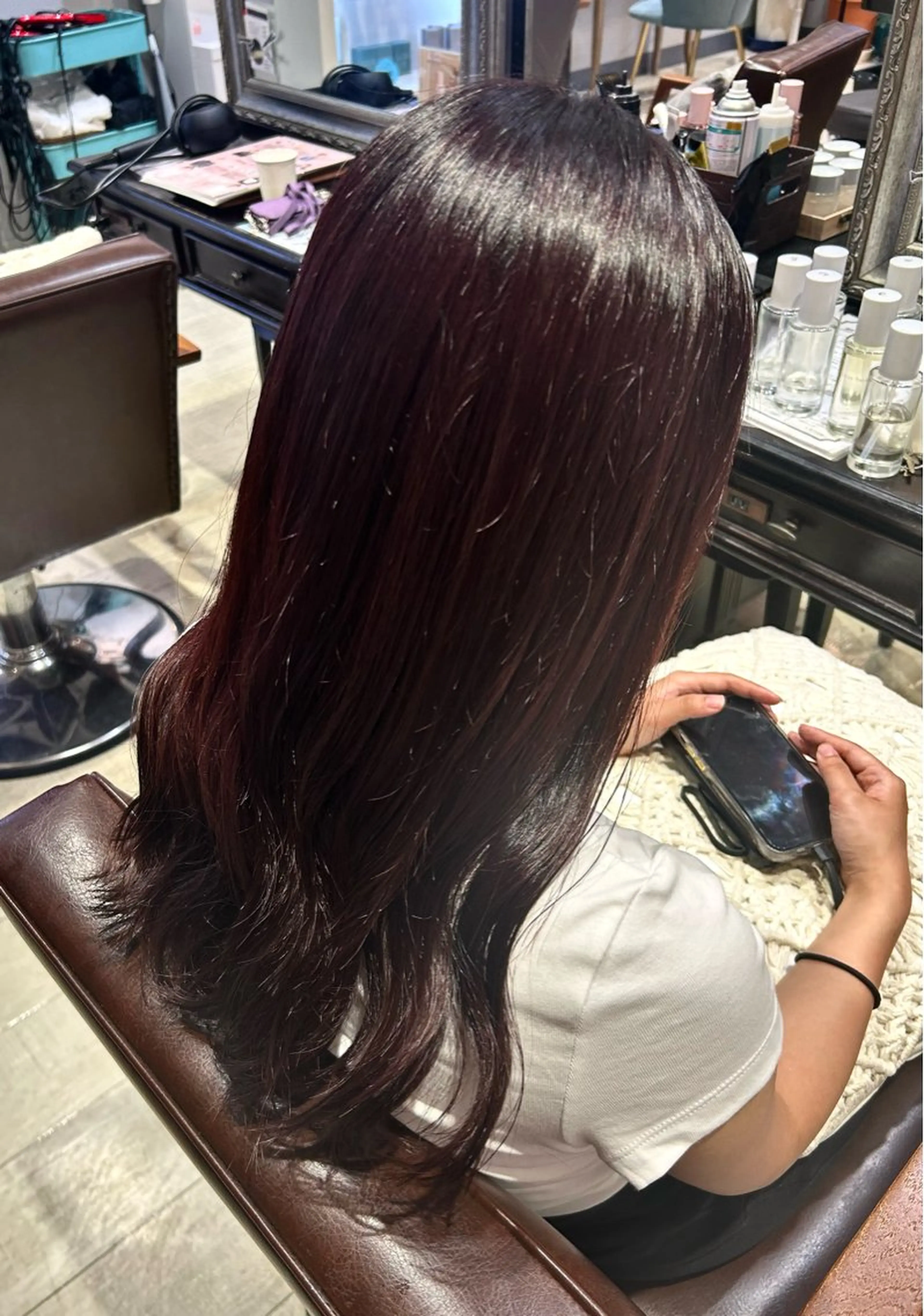 ロング トリートメント ヘアカラー 暖色カラー｜艶髪｜ 🥨AIKA🥨のヘアスタイル