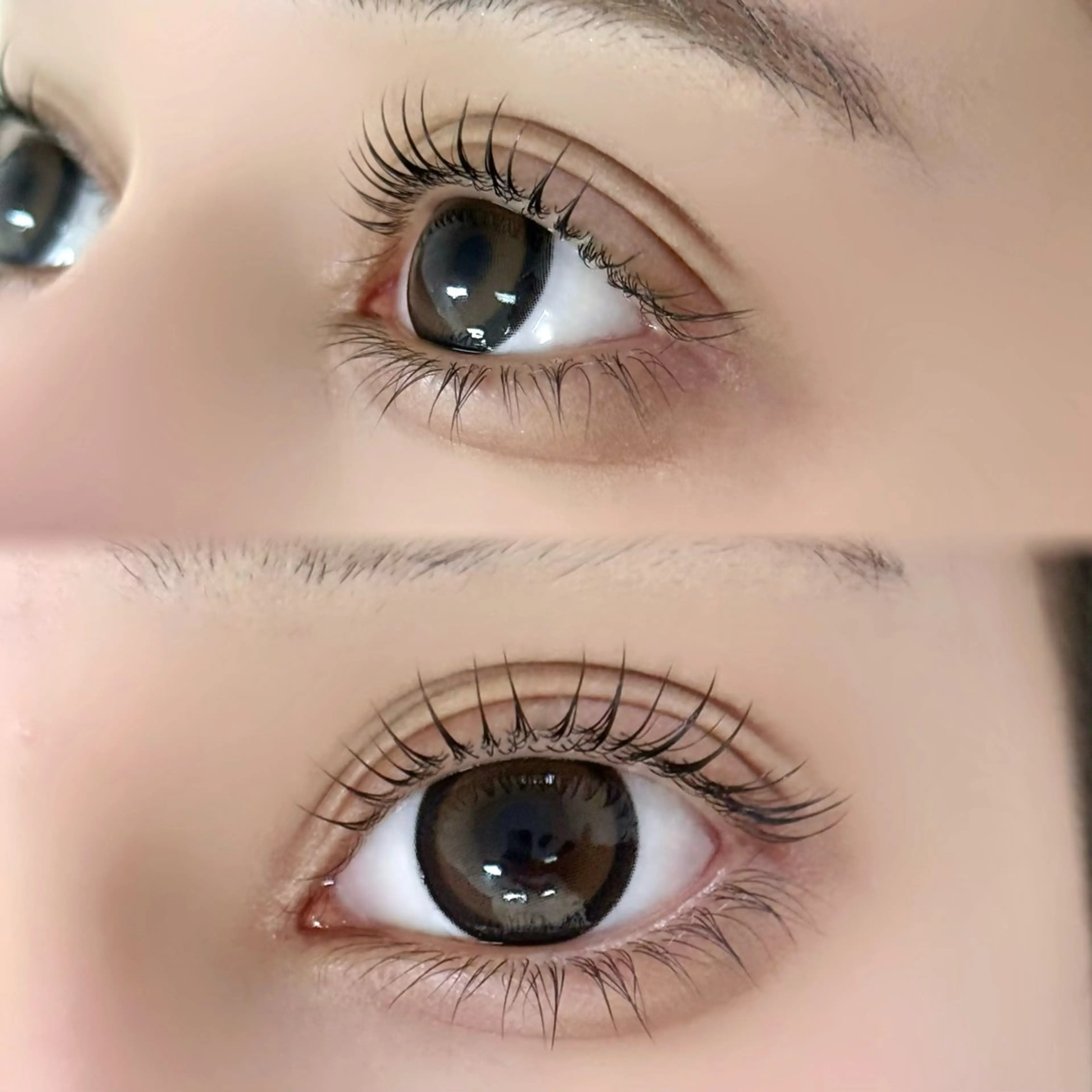 まつげパーマ 練習モデルの写真