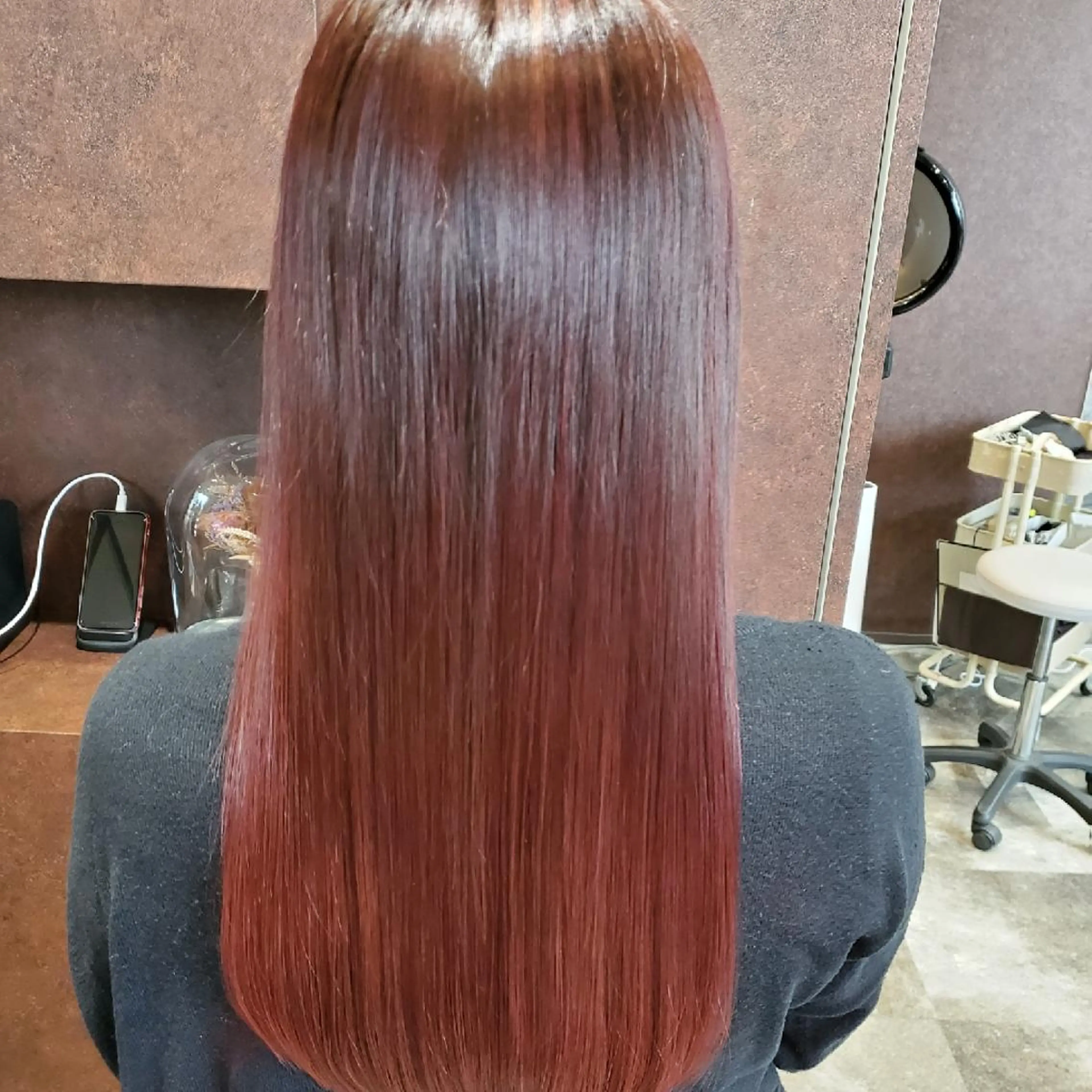 ロング カラー ピンクカラー トリートメント LORE　minatomirai所属・takeuchi 🐒のヘアスタイル