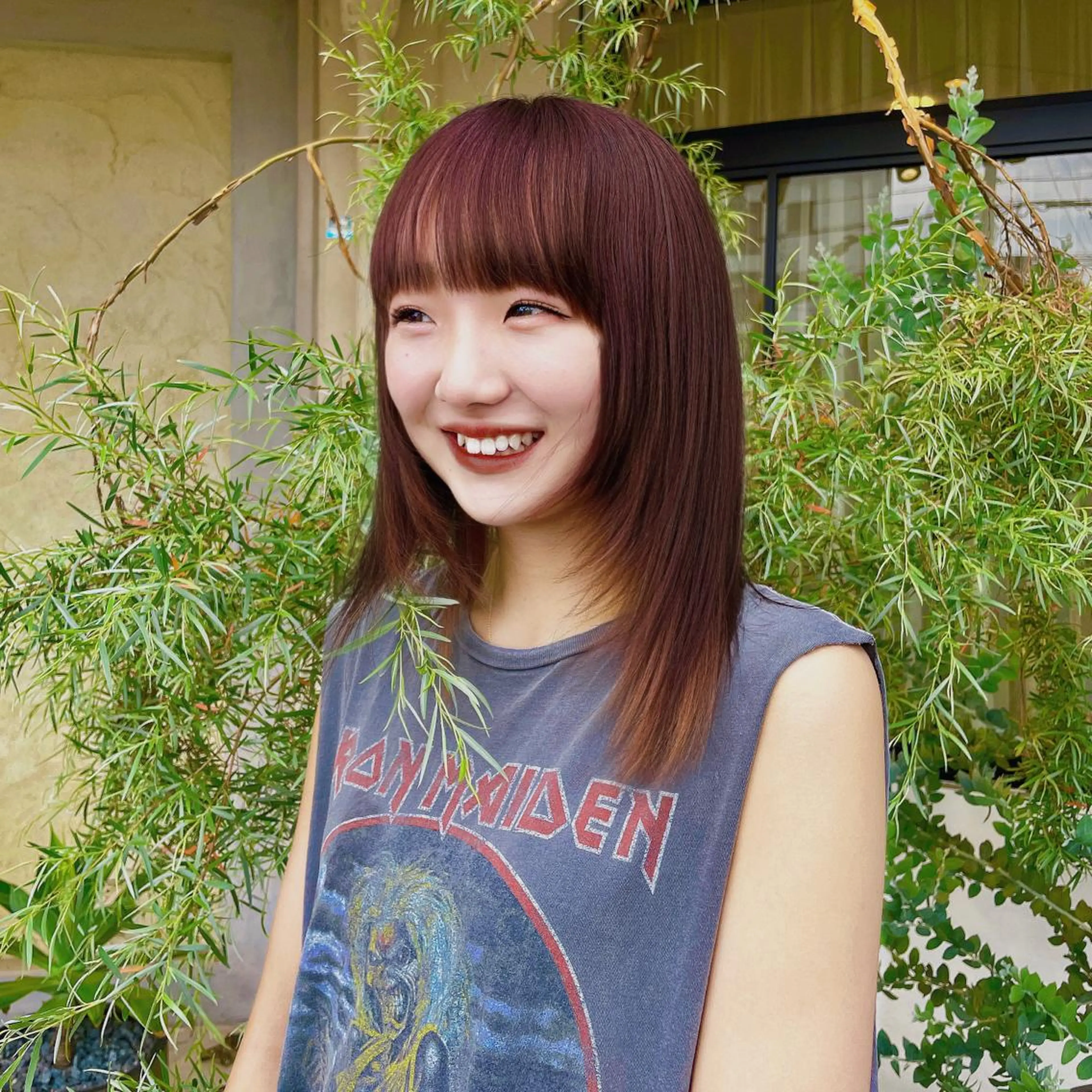 ロング 縮毛矯正 ROZA germe所属・SHIO / ハイトーンカラーのヘアスタイル