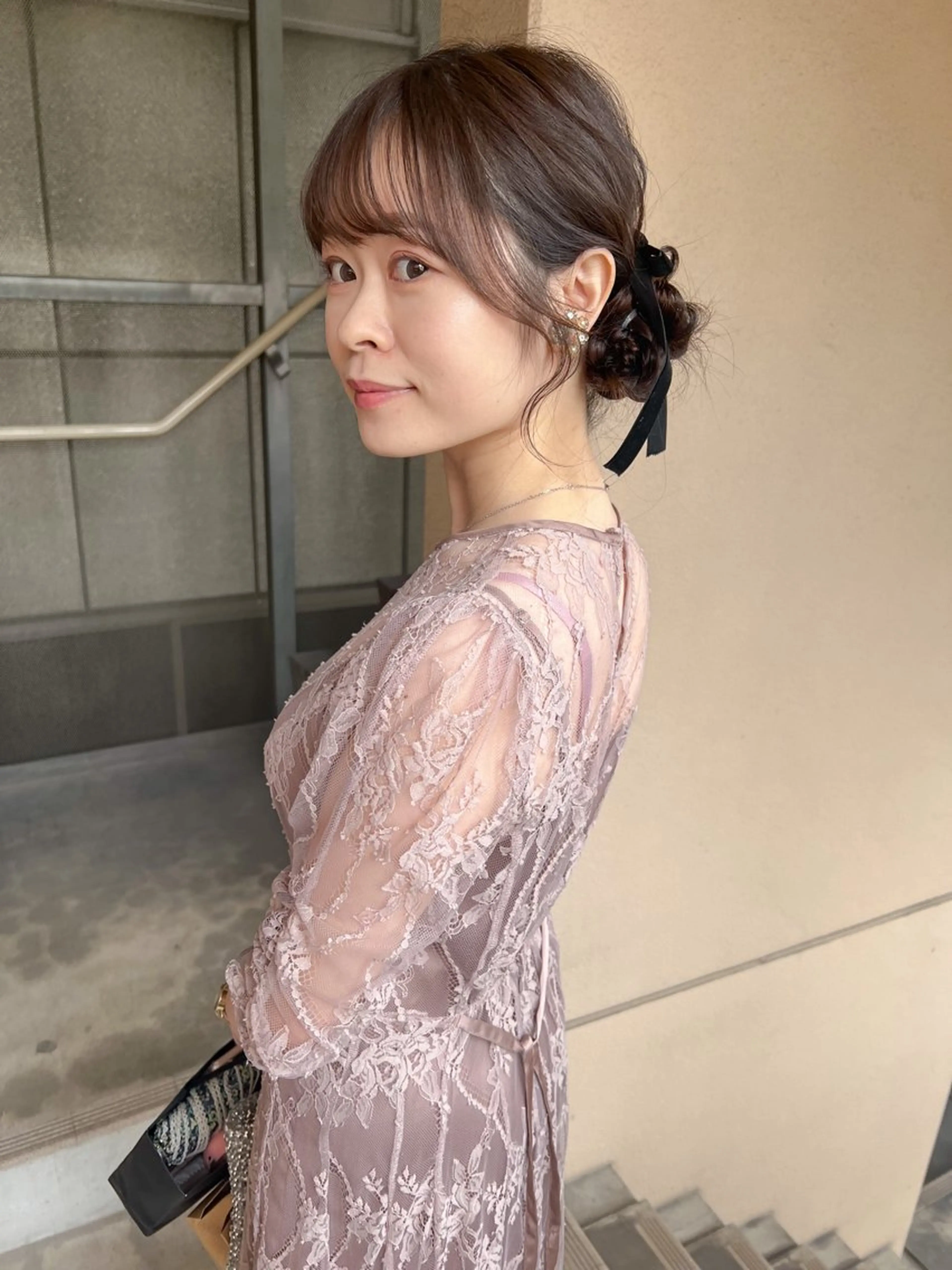 ヘアアレンジ ヘアセット カラーパティシエ facce🌼ikoのヘアスタイル