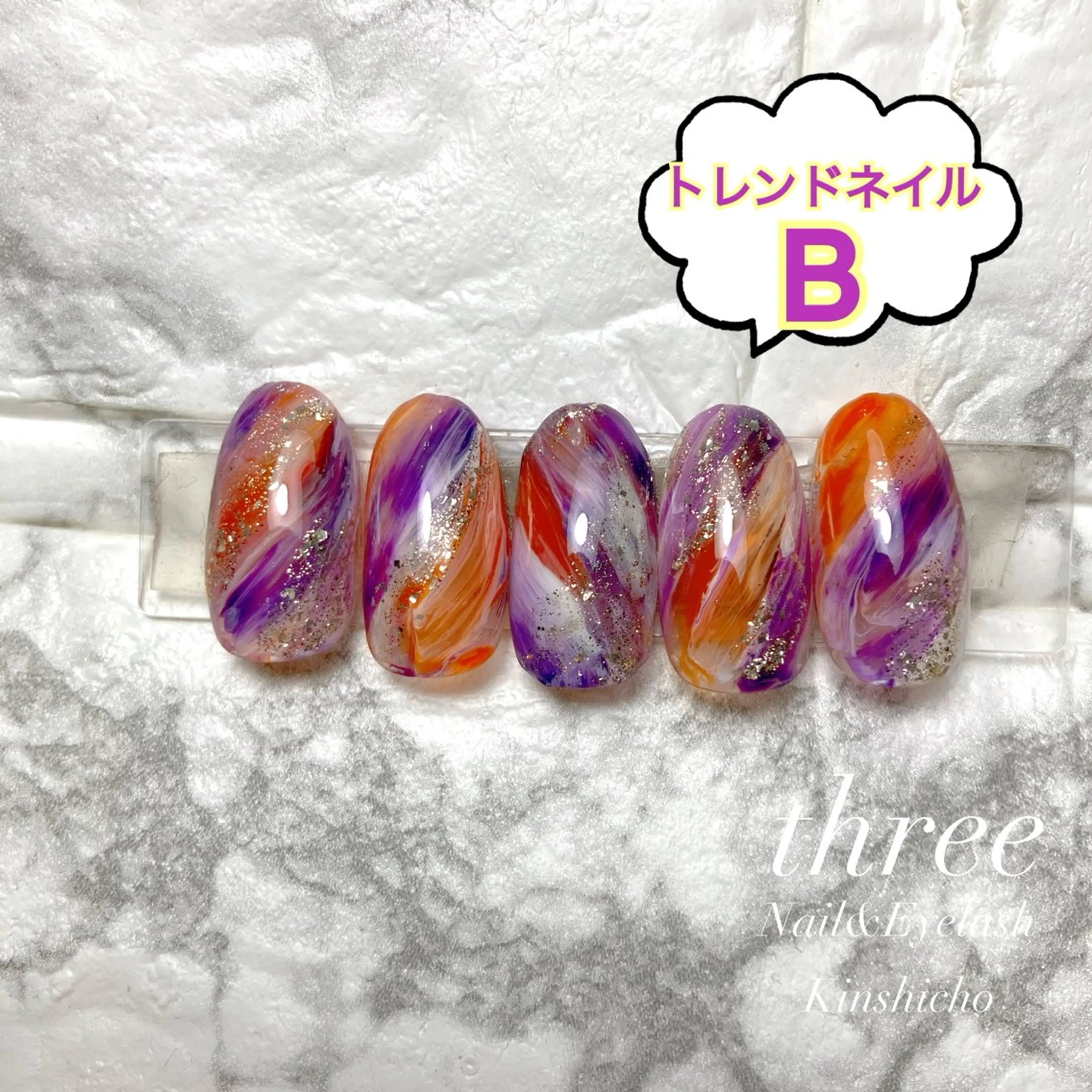 ネイル ハロウィン ハンドネイル three Nail&Eyeのネイルデザイン
