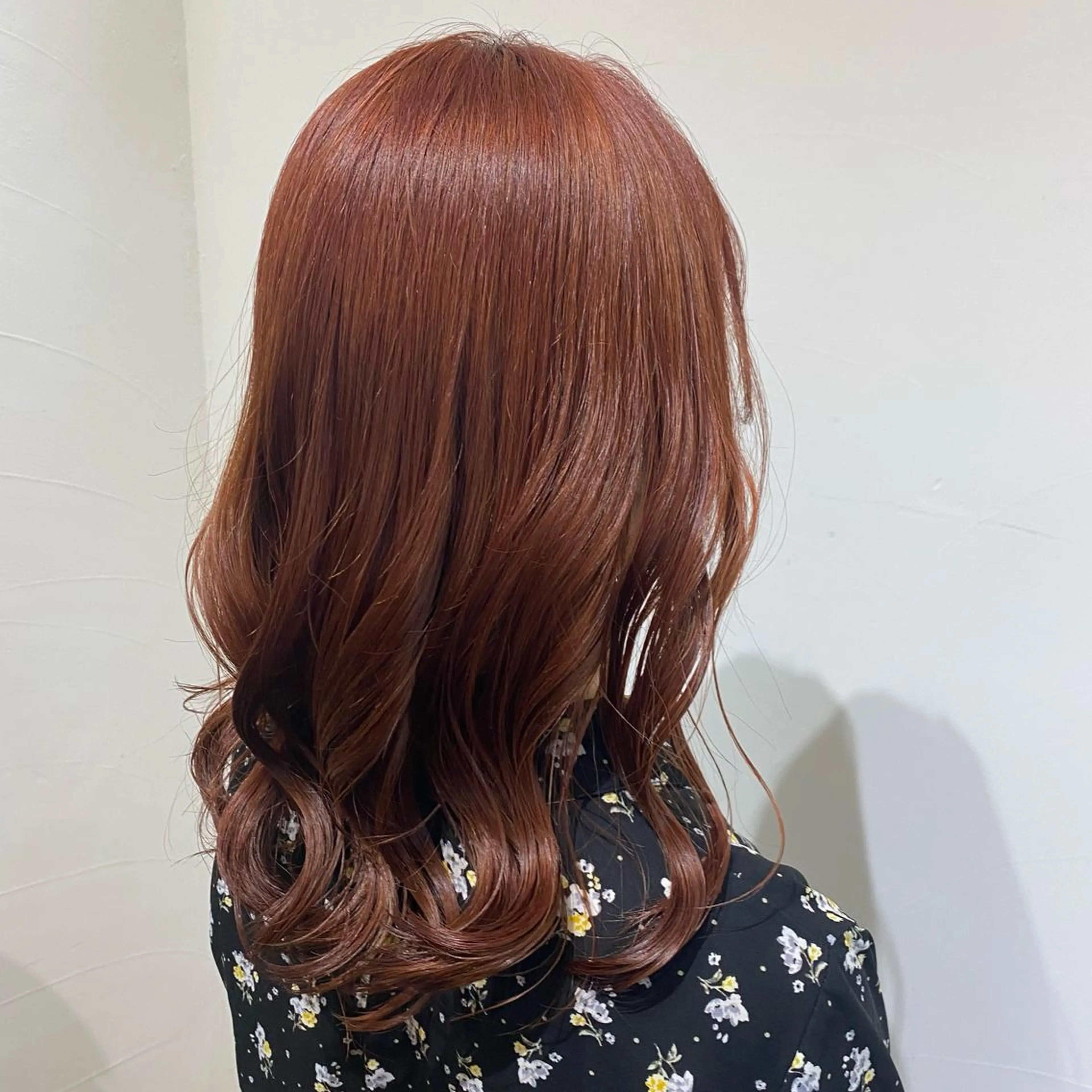 セミロング ピンクブラウン ボブ ハイライト 髪質改善 韓国風ヘア ヘアカラー 韓国ヘア特化 💟 ララア 💟のヘアスタイル