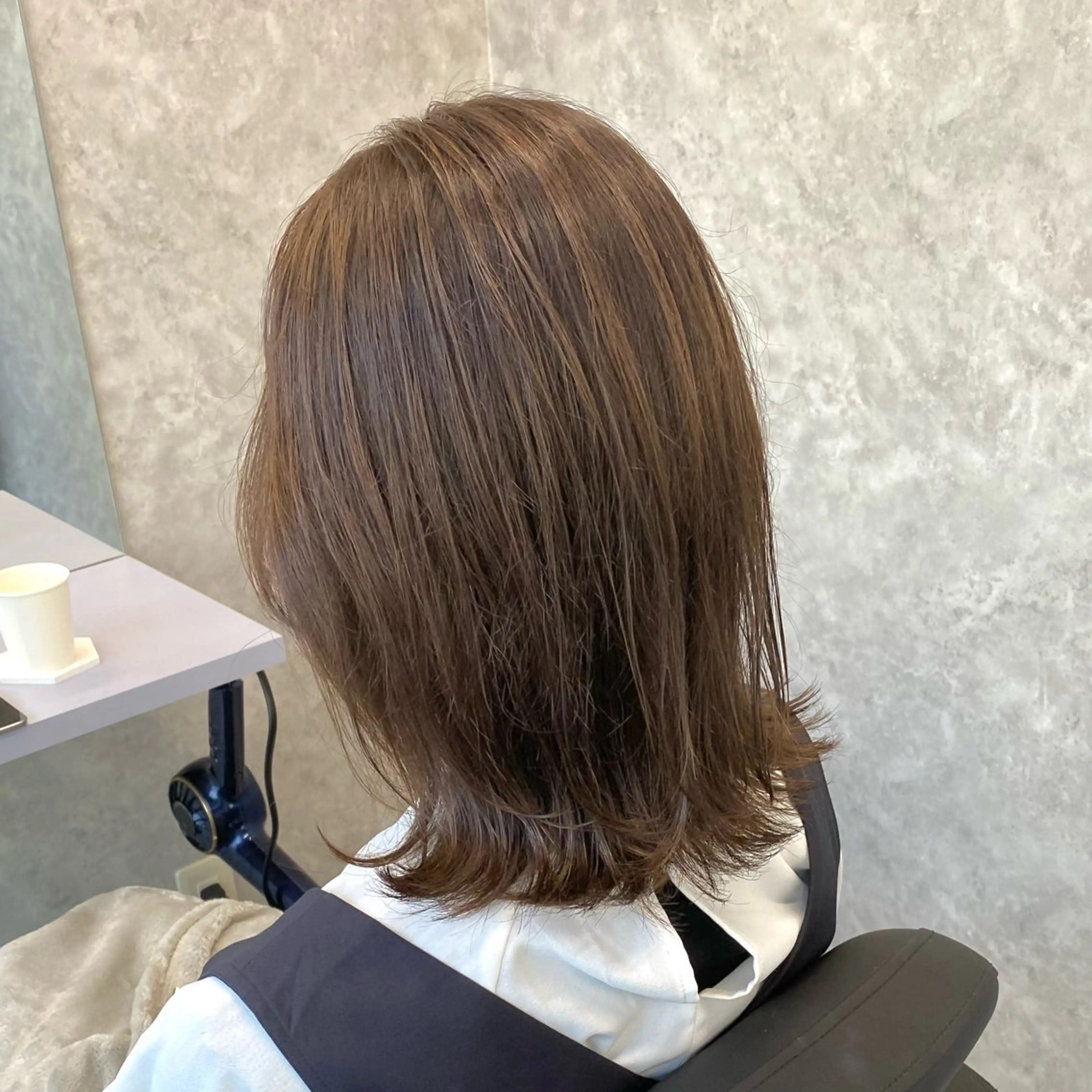 ミディアム カラー ベージュカラー レイヤーカット Forest. kanako🕊️のヘアスタイル