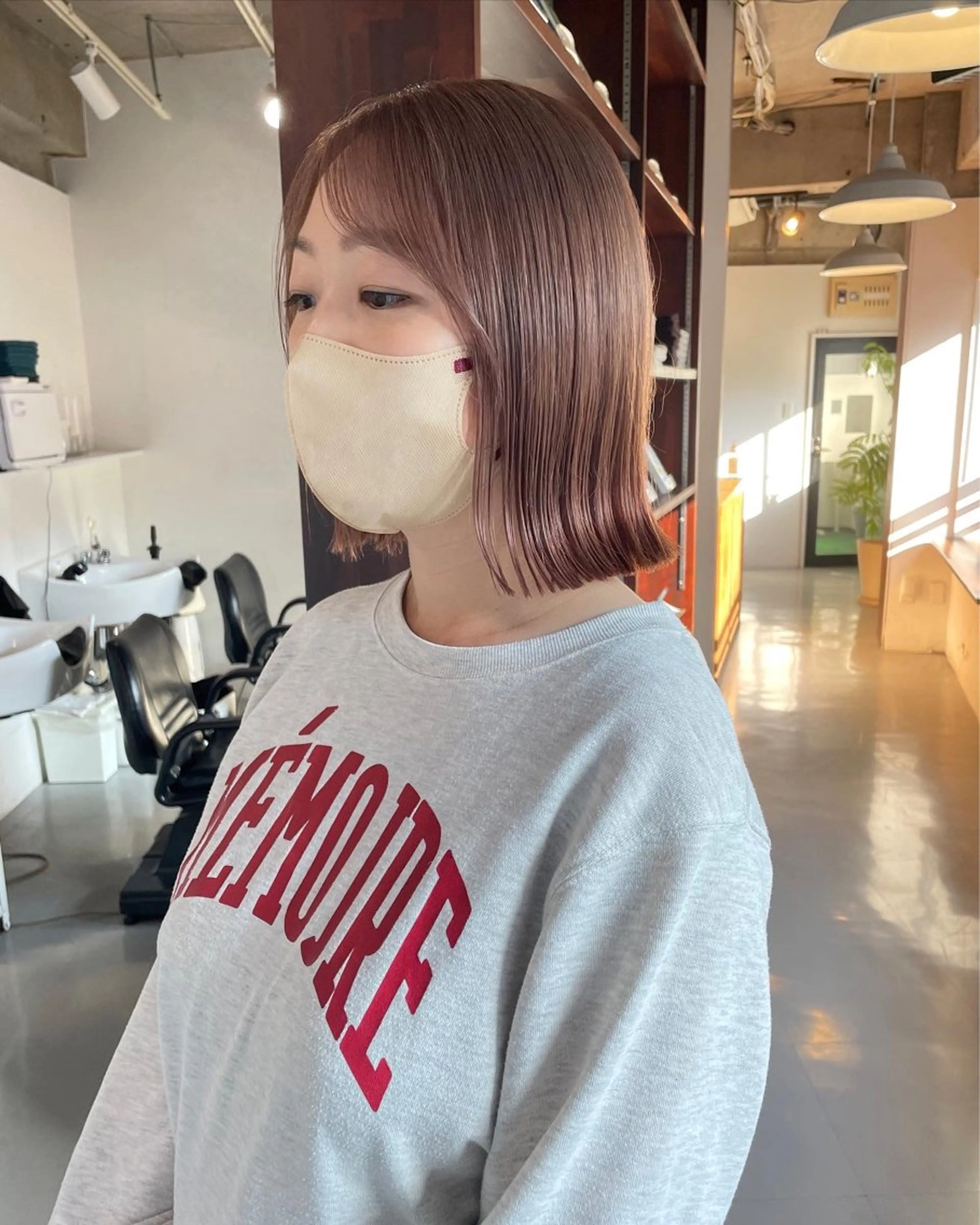 ショート カラー silo所属・silo MOKA 顔周りカット🦦のヘアスタイル