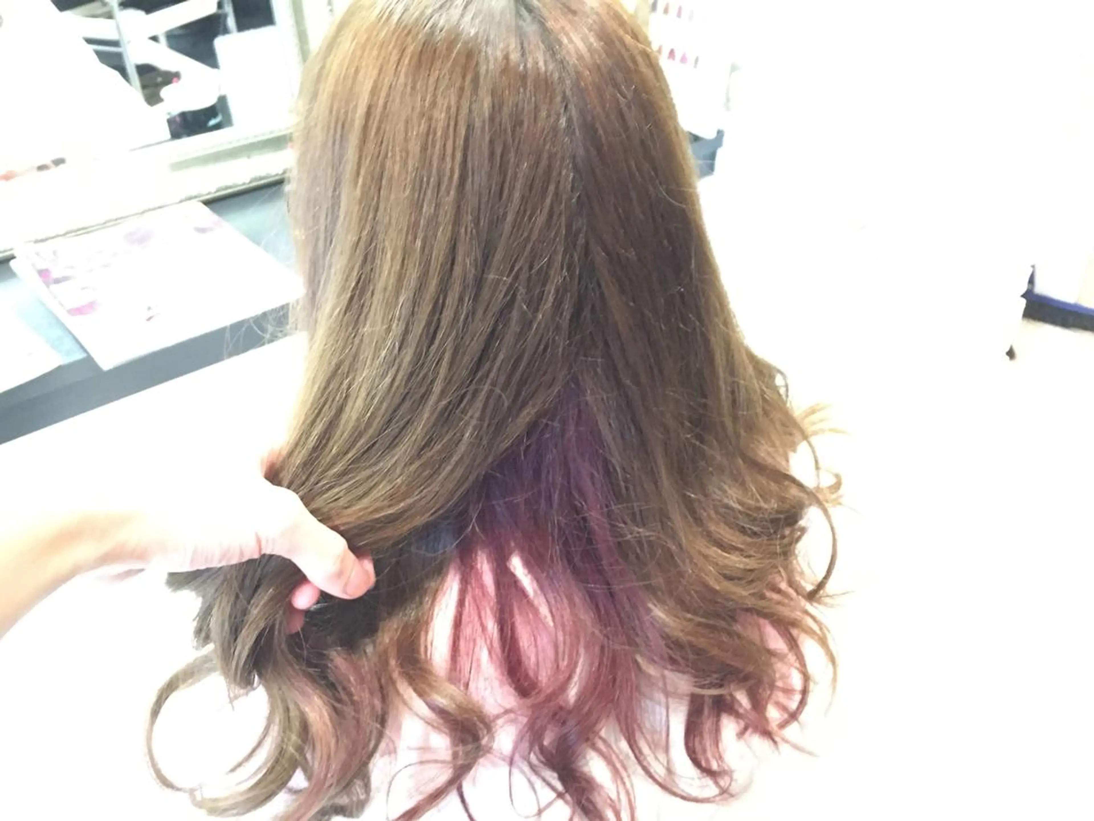 ロング カラー 💓シールエクステ for...のヘアスタイル