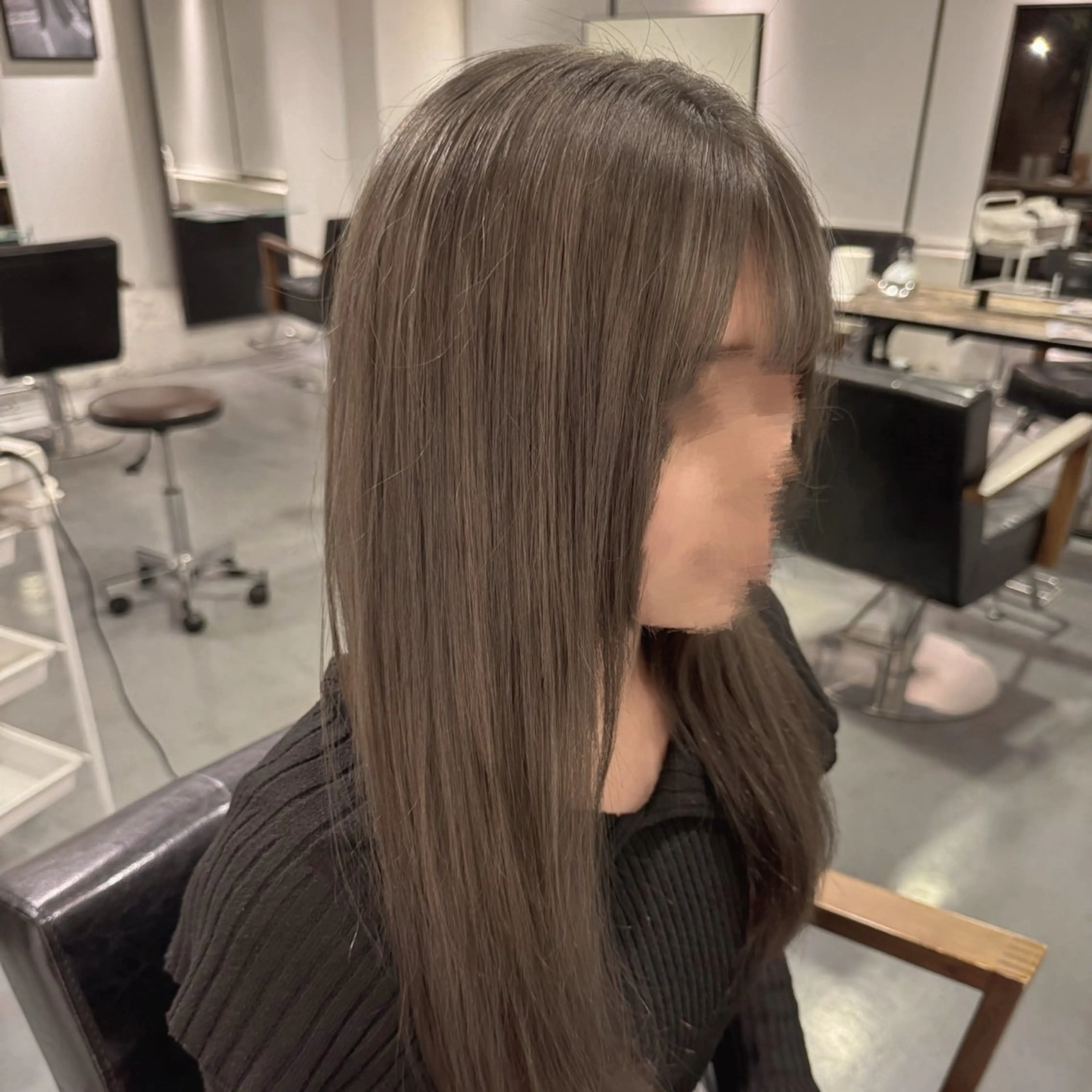 ロング カラー ヘアカラー Velvet on the beach所属・🩶大人かわいい 透明感カラーあむ🩶のヘアスタイル