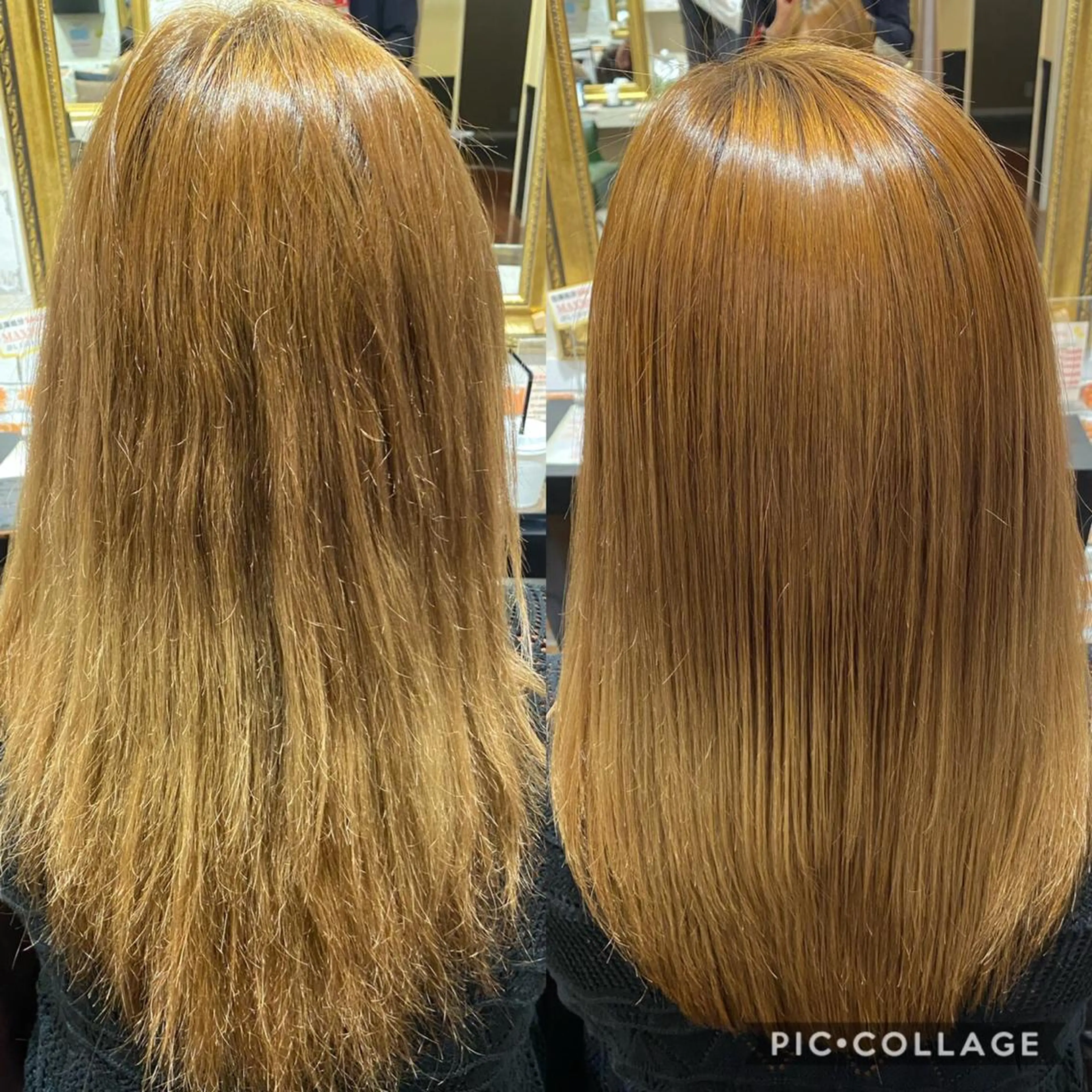 ロング カラー パーマ 保子 祐里香のヘアスタイル