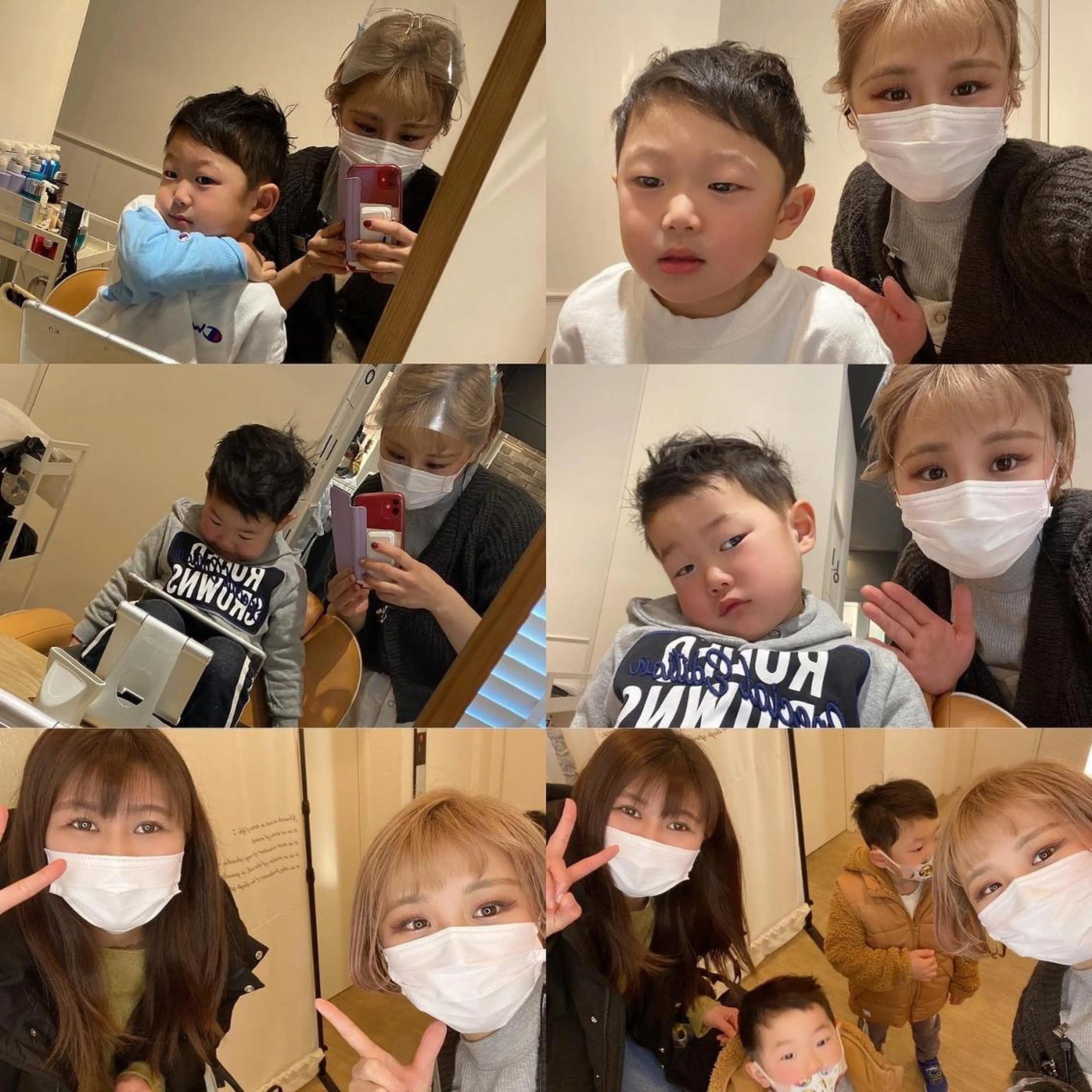 ショート カラー メンズ キッズ ショートボブ 子どものヘアアレンジ メンズショート ボブ ショートヘア ショート、ボブなら お任せ❤️石川由美のヘアスタイル