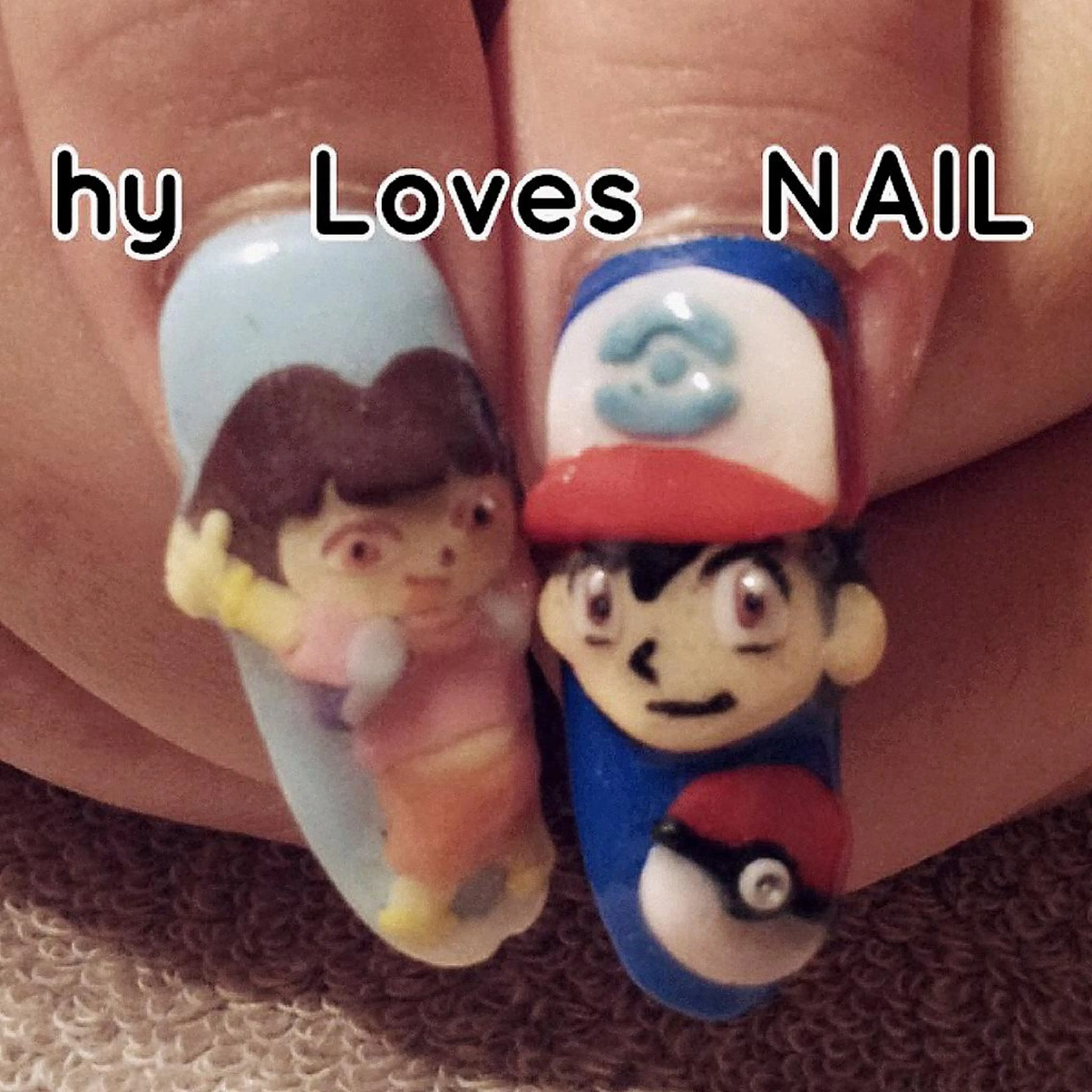 ネイル ジェルネイル ハードジェル ロングネイル ハンドネイル よしだ ひろきのネイルデザイン