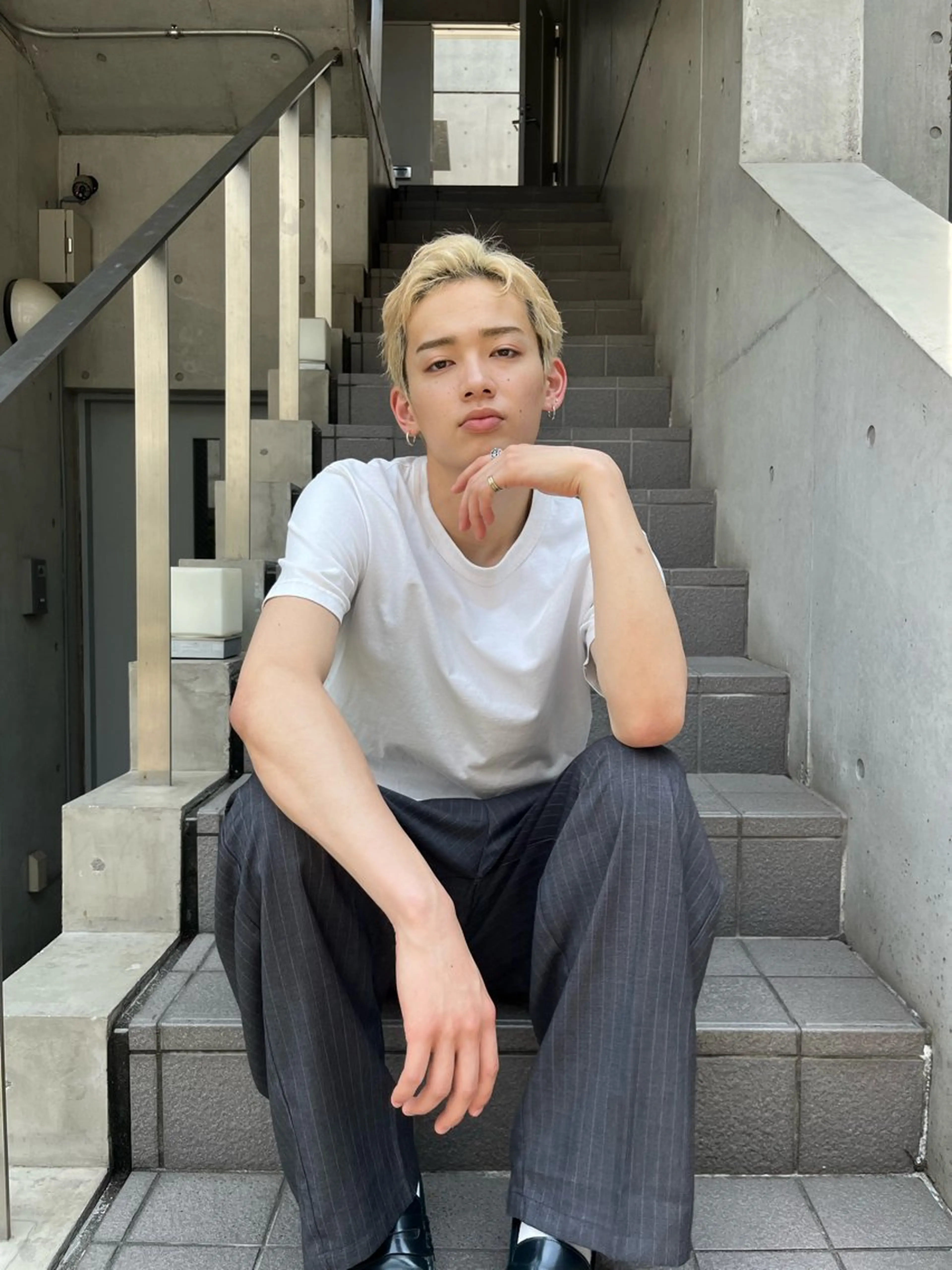 ショート カラー メンズ é.dit tokyo所属・チナ tinaのヘアスタイル