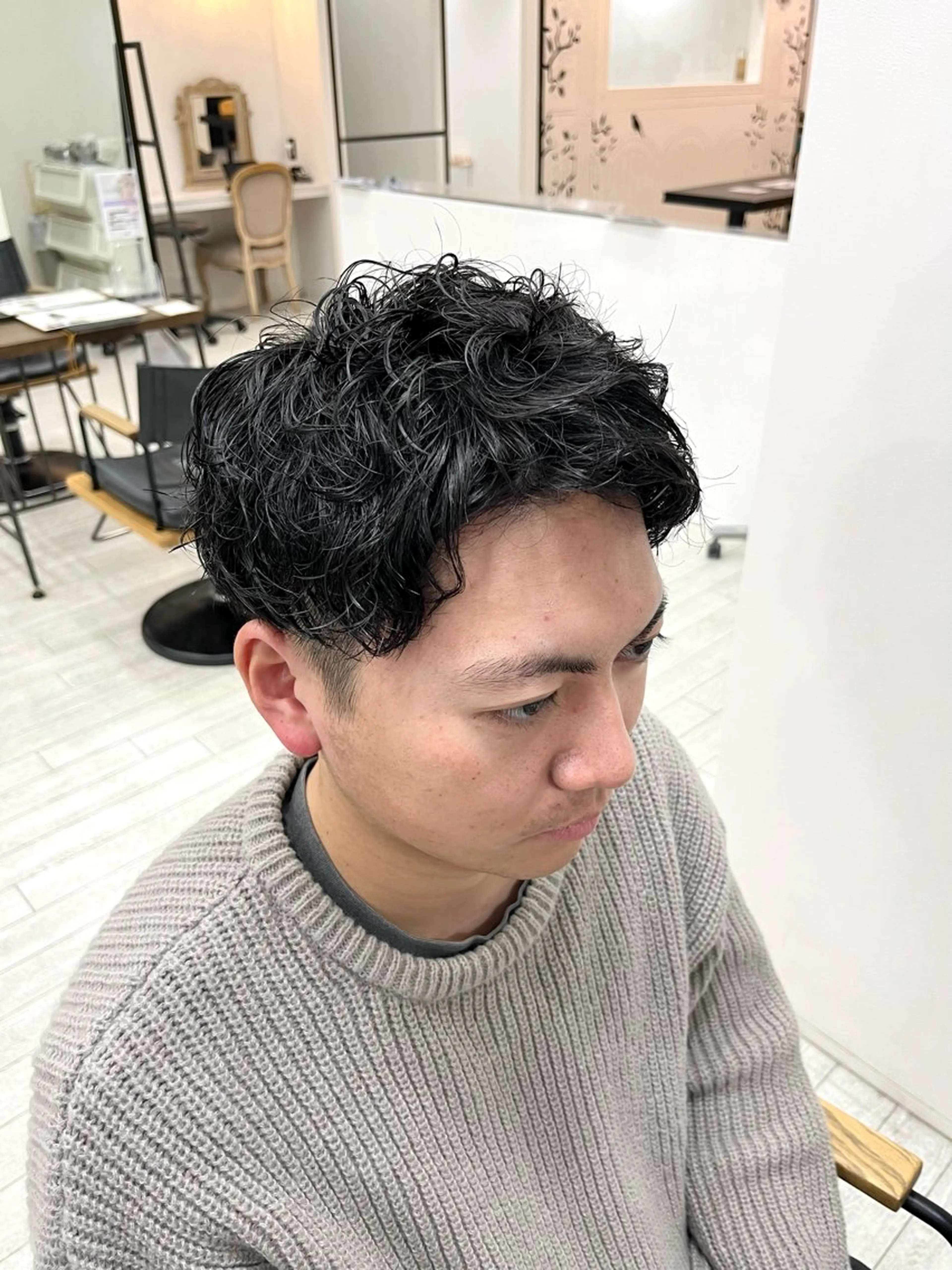 ショート メンズ メンズパーマ 南雲 優佑のヘアスタイル