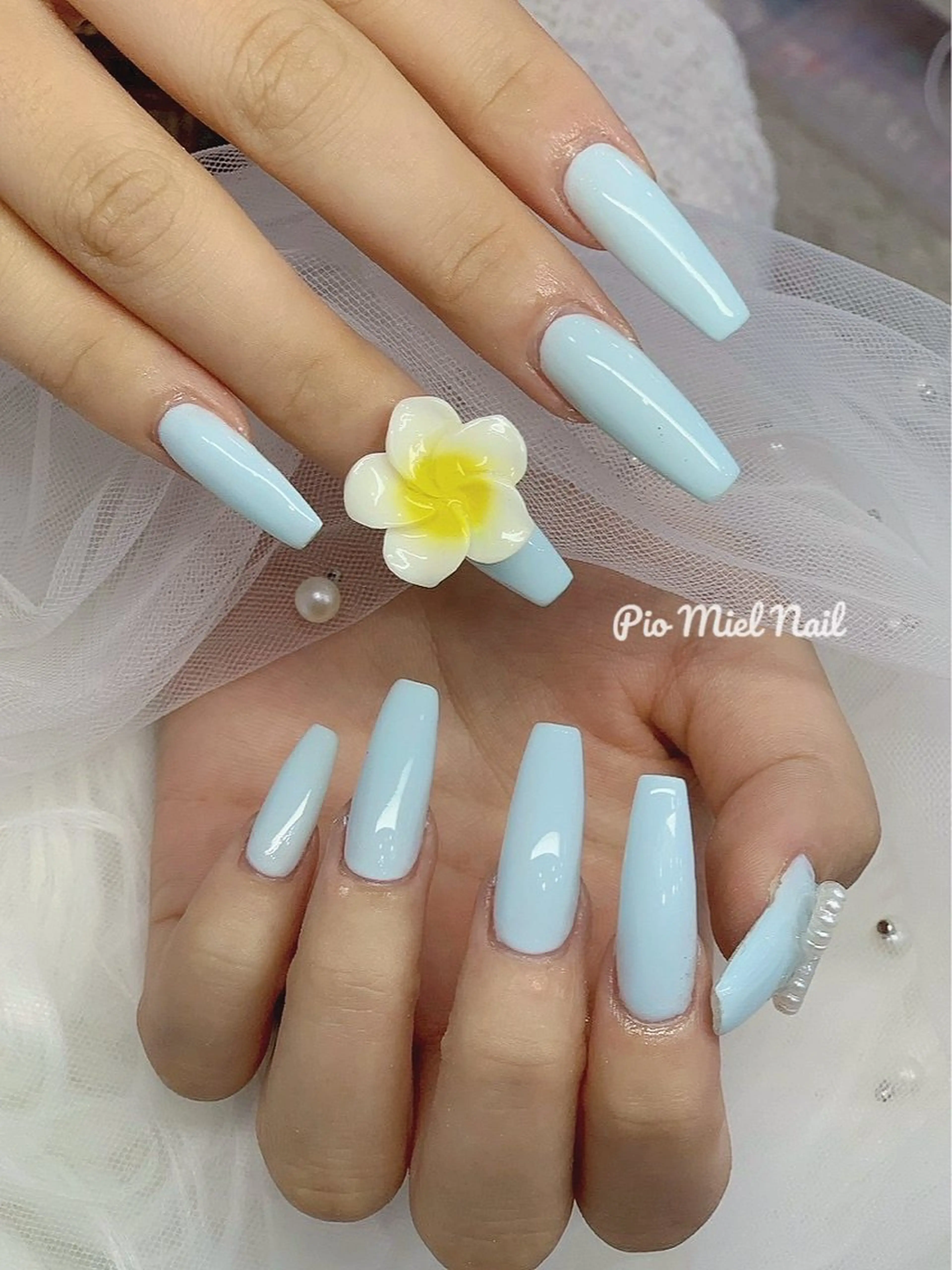 ロング ハンドネイル Pio Mielのネイルデザイン