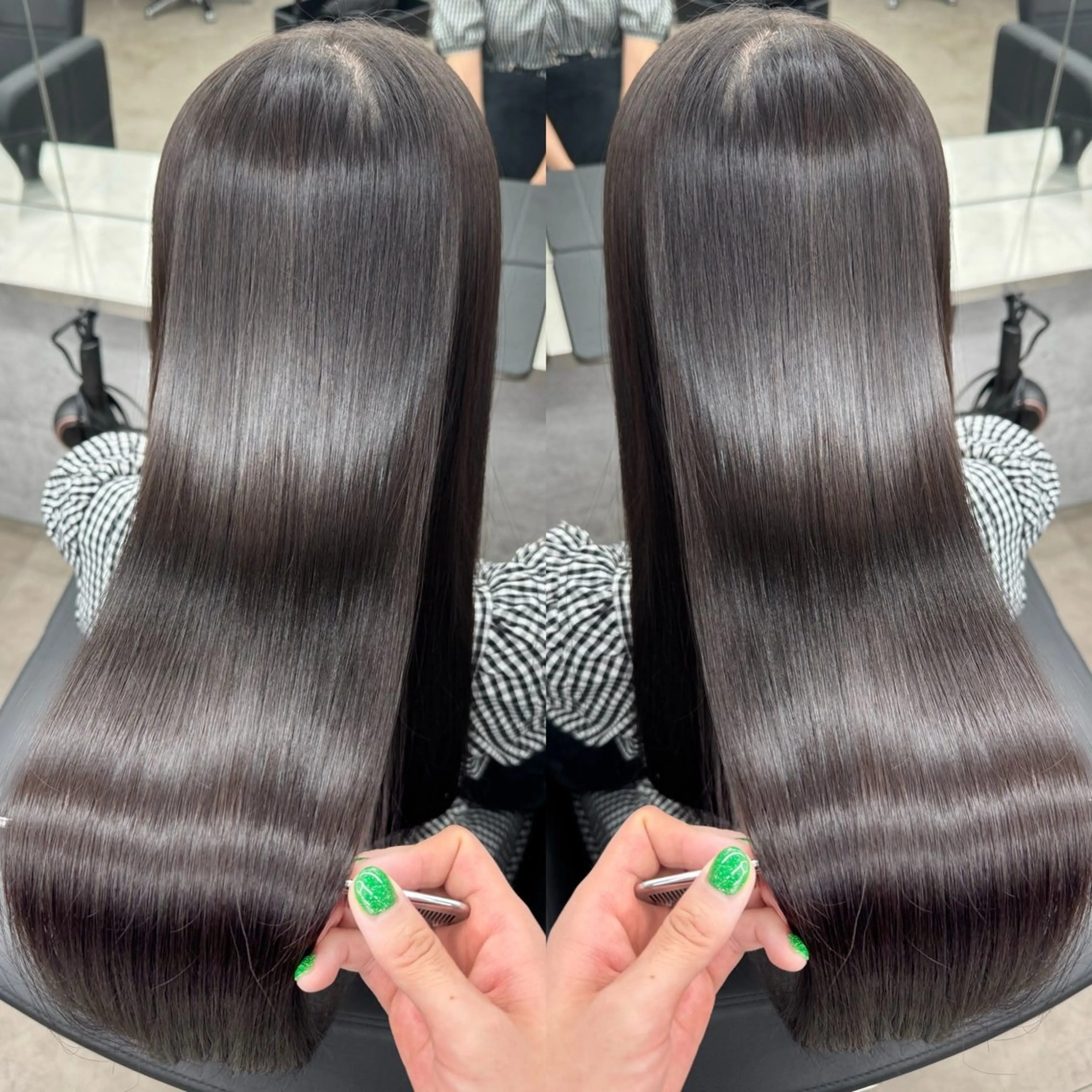 ロング カラー 髪質改善 縮毛矯正 カット ヘアカラー トリートメント ヘッドスパ 🌈代表 🌈macotoのヘアスタイル