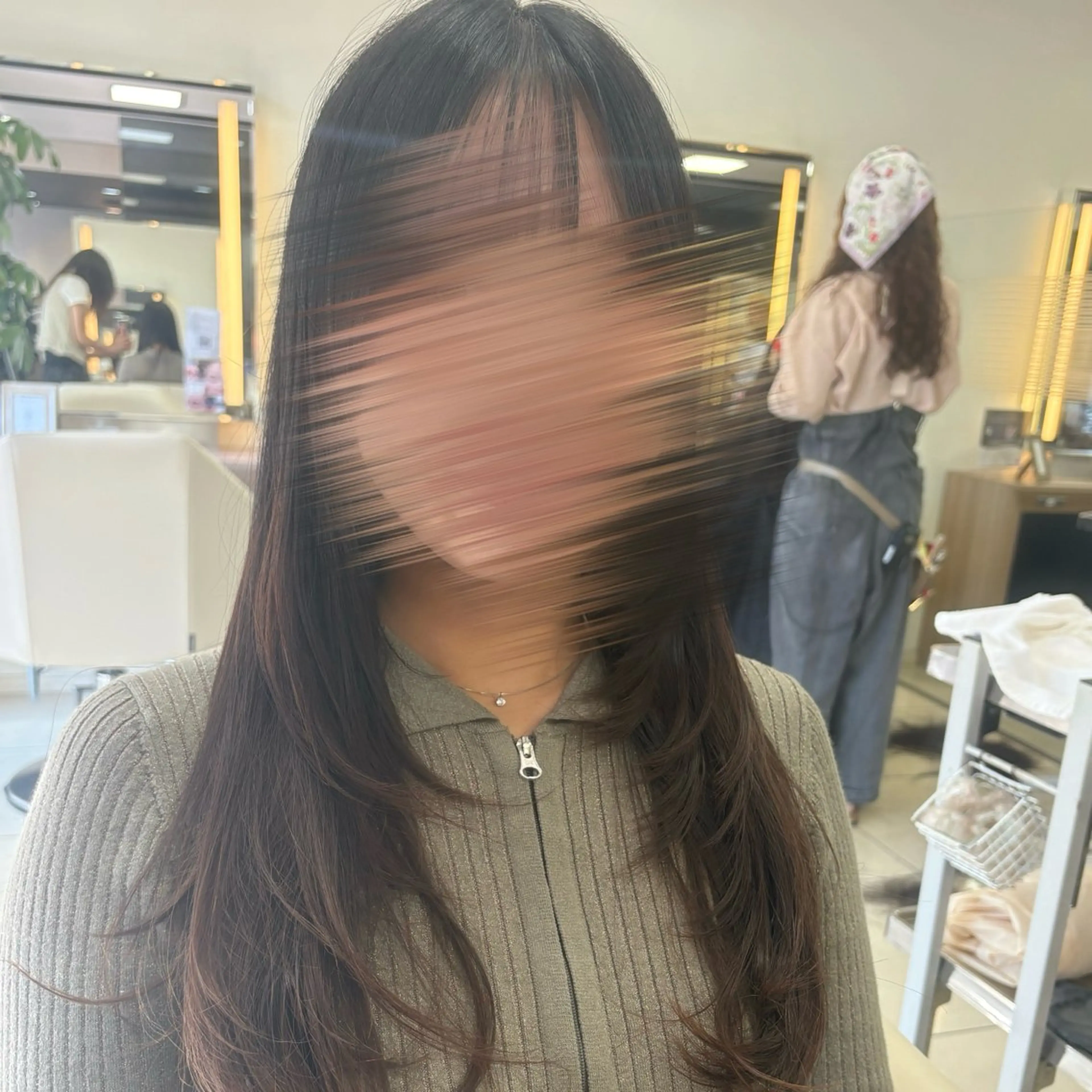 ロング ダブルカラー/透明感 /Hikari💫のヘアスタイル