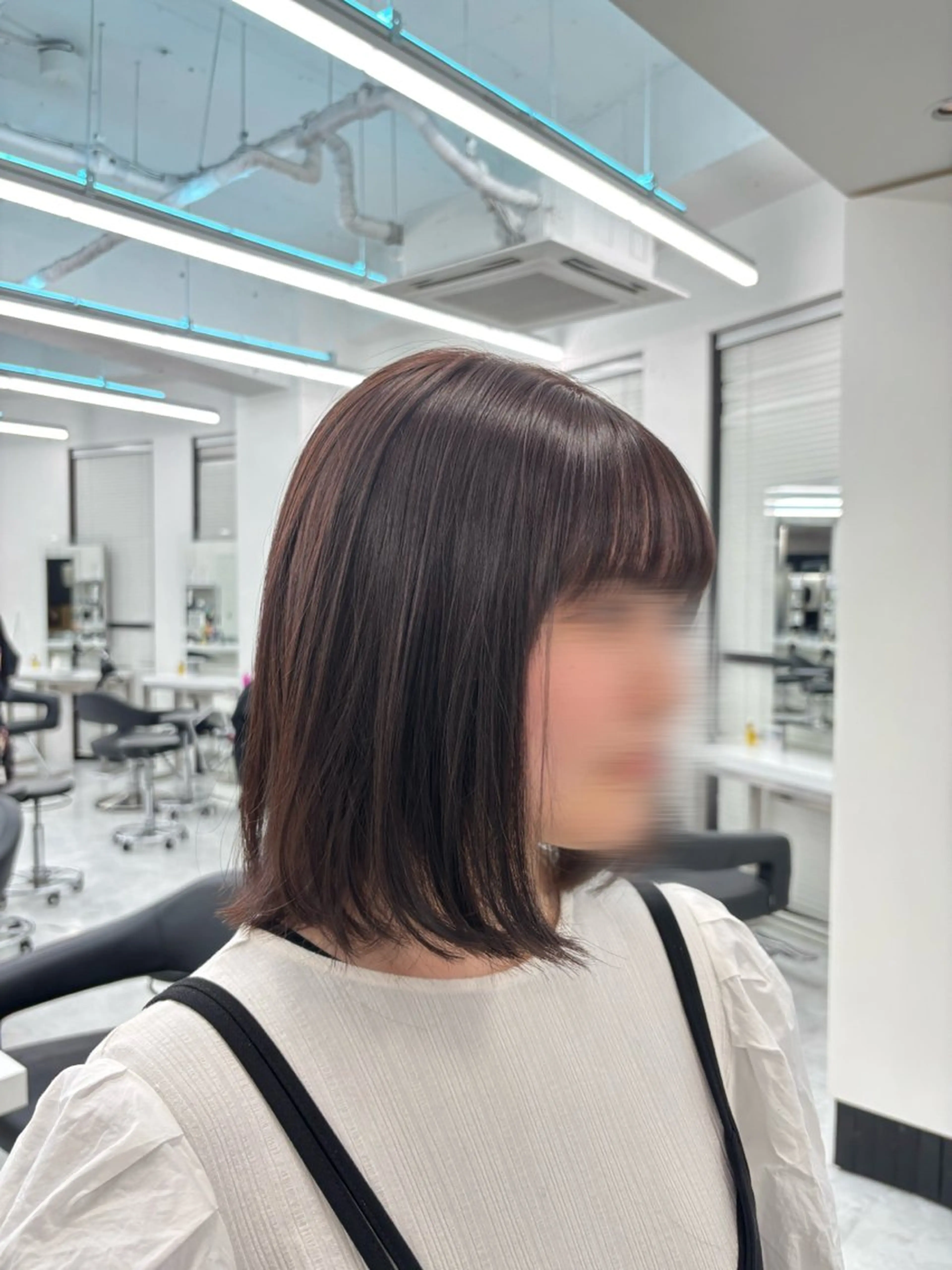 ミディアム カラー カット ヘアカラー ヘッドスパ ヘアセット 斗和🫧天神/ハイ トーン／透明感カラーのヘアスタイル