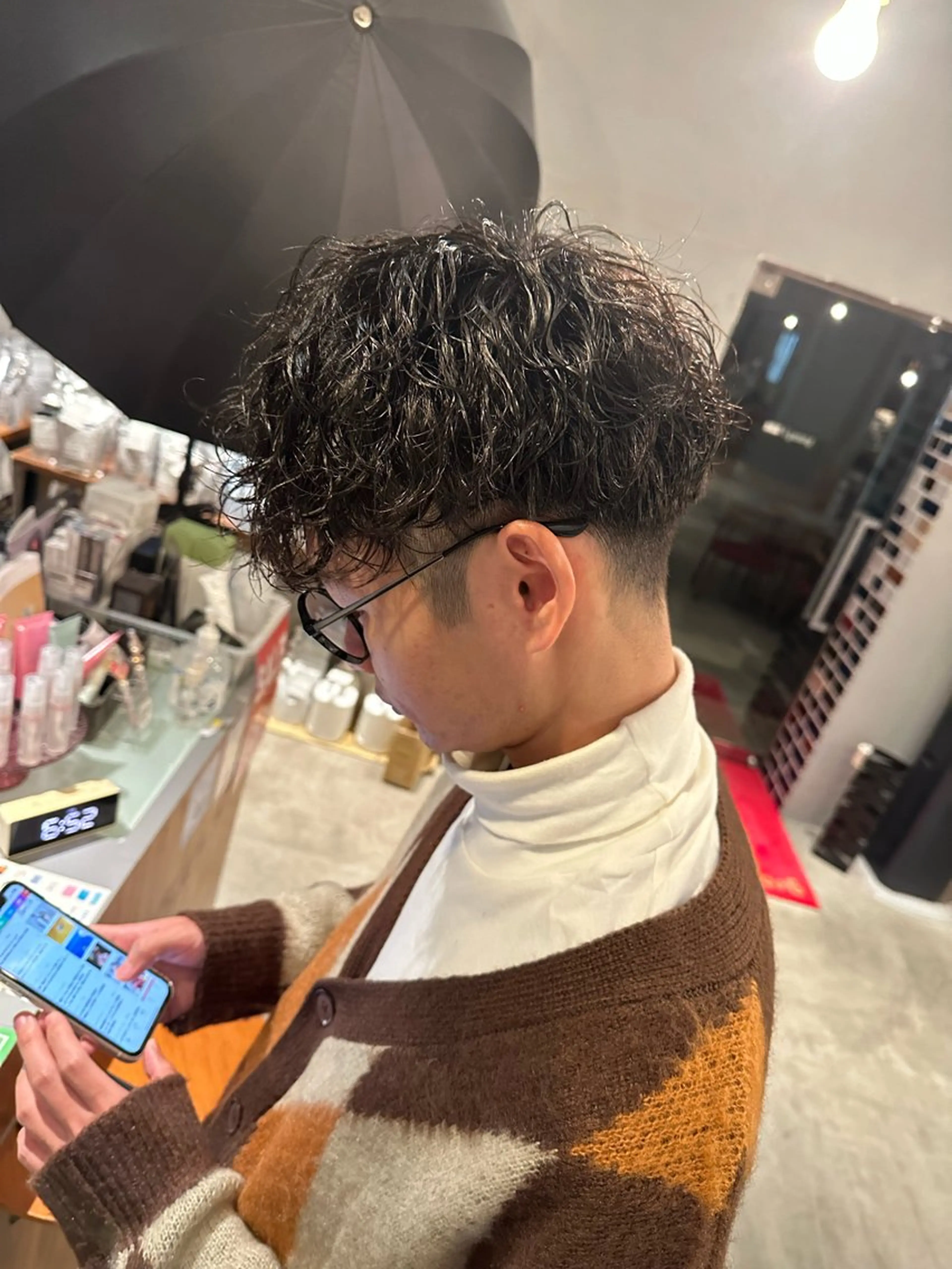 パーマ メンズ パーマ トリートメント hair studio Peace所属・浅野 真惟のマツエク・マツパデザイン