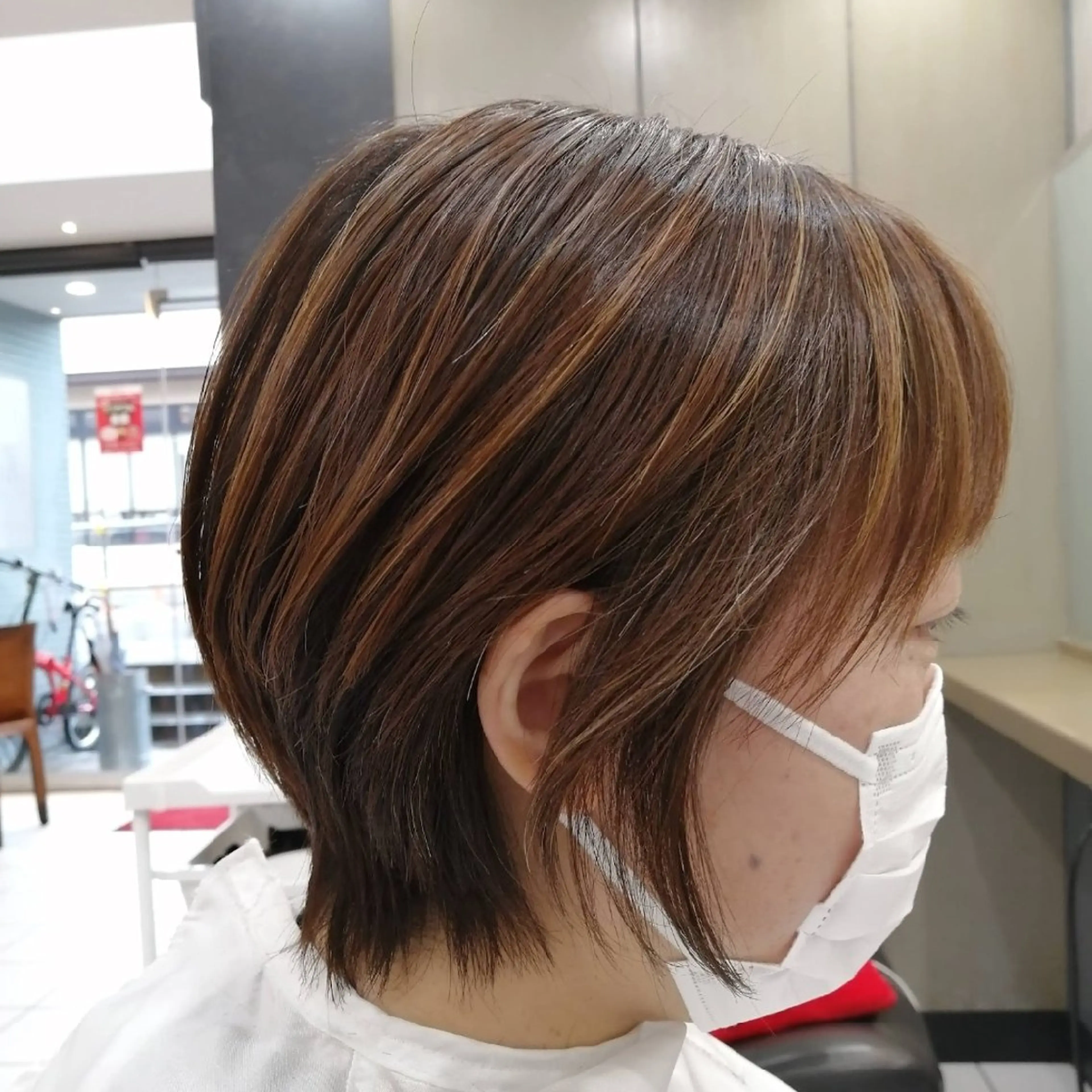 ショート カラー D/i所属・くせ毛専門D/i　Ⅰ Y/no〈夜のスパ〉のヘアスタイル