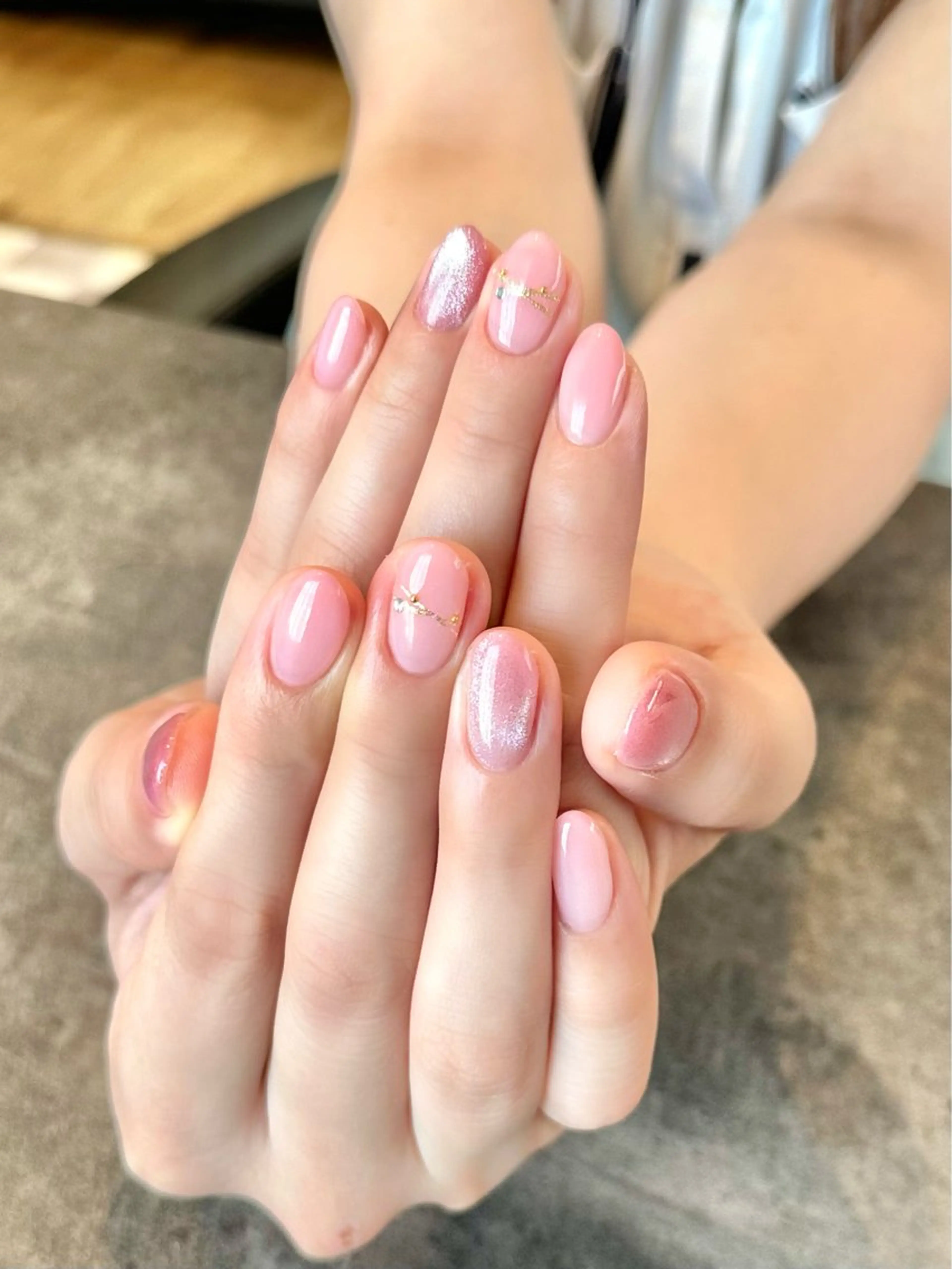 ネイル フラワーネイル 大理石ネイル(マーブル) ニュアンスネイル シンプルネイル 夏ネイル nail salon amanoのネイルデザイン