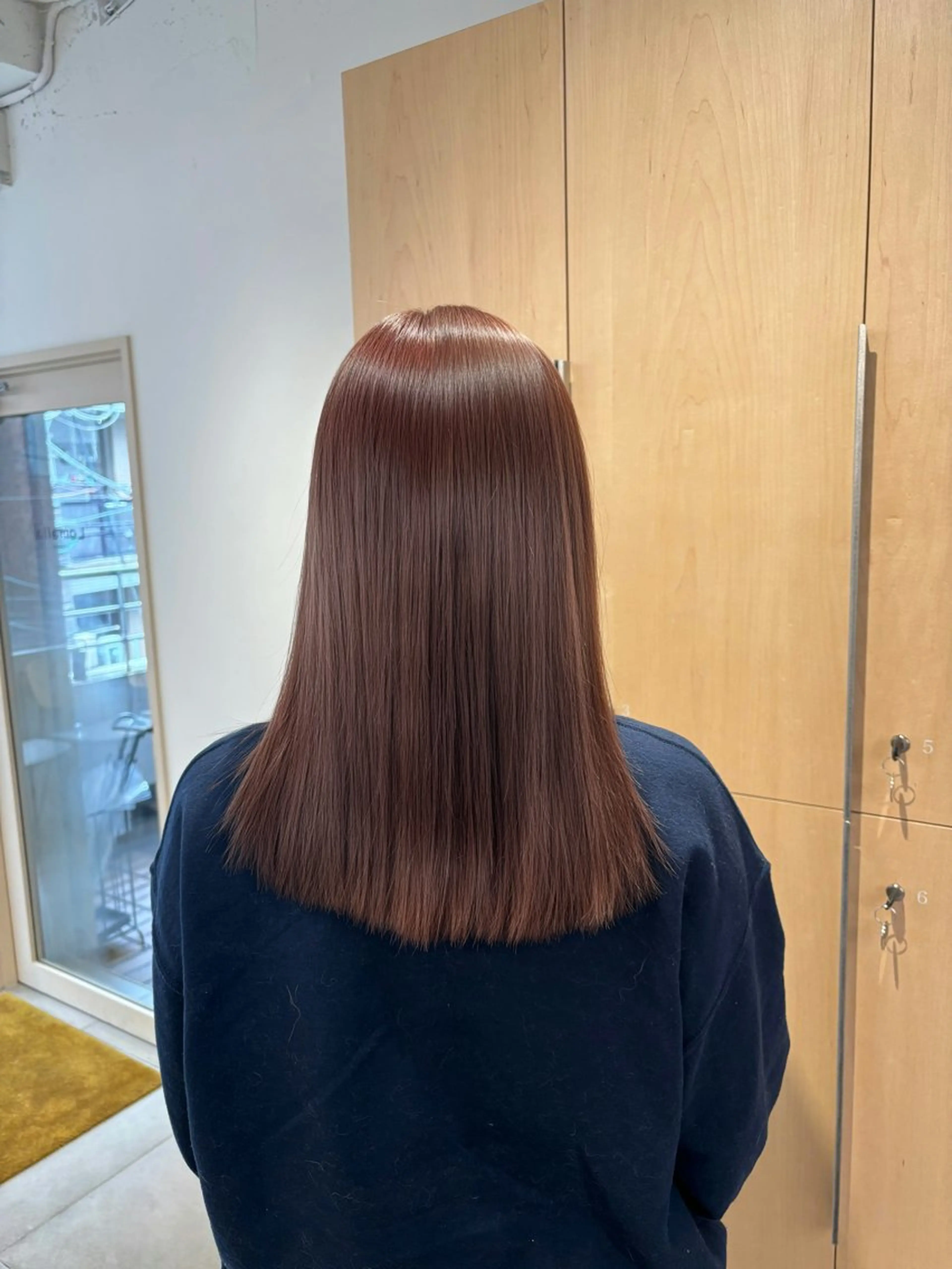 セミロング カラー ヘアカラー Rio 渋谷のヘアスタイル