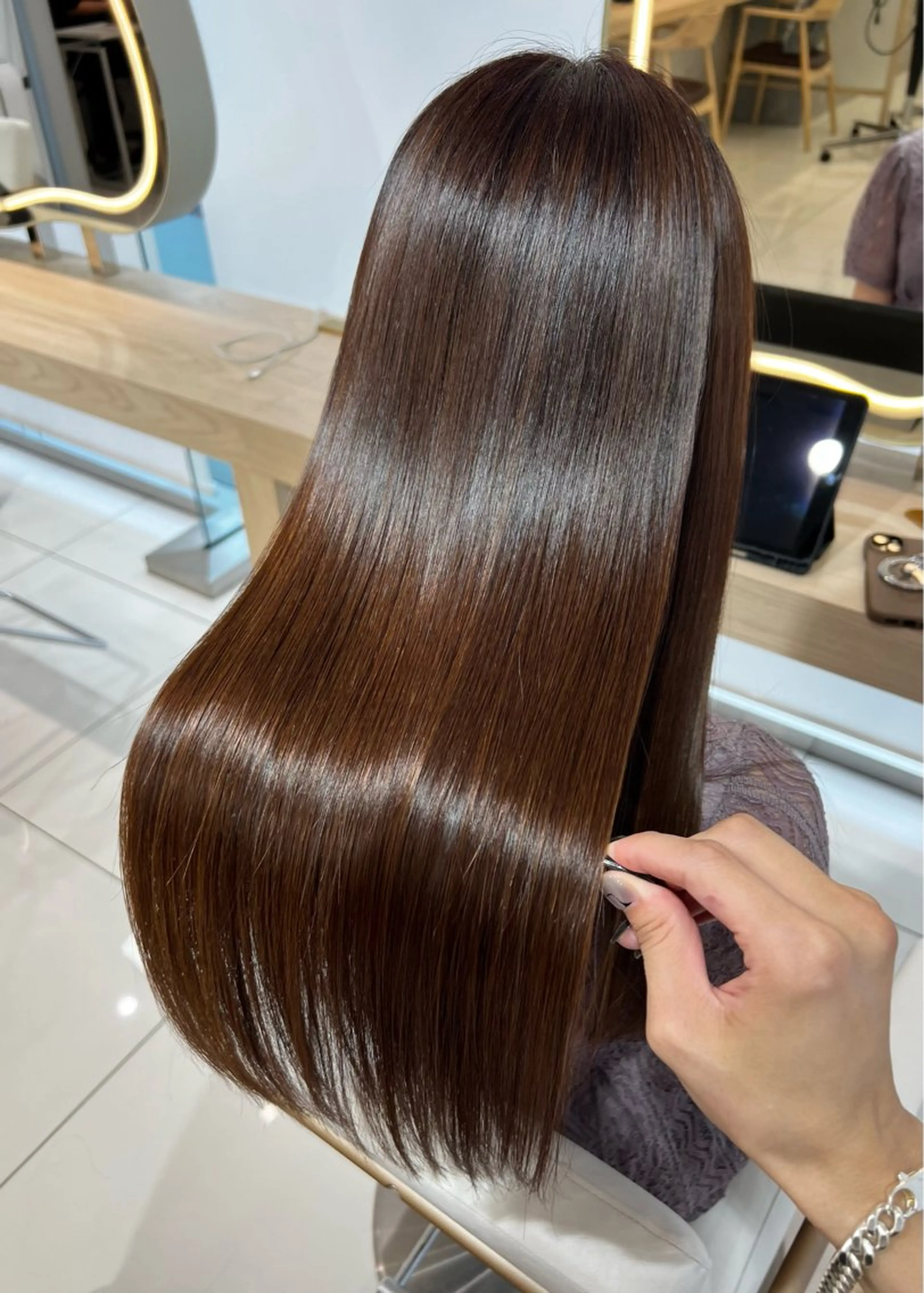 ロング レイヤー×透明感 🇰🇷鈴木啓太のヘアスタイル