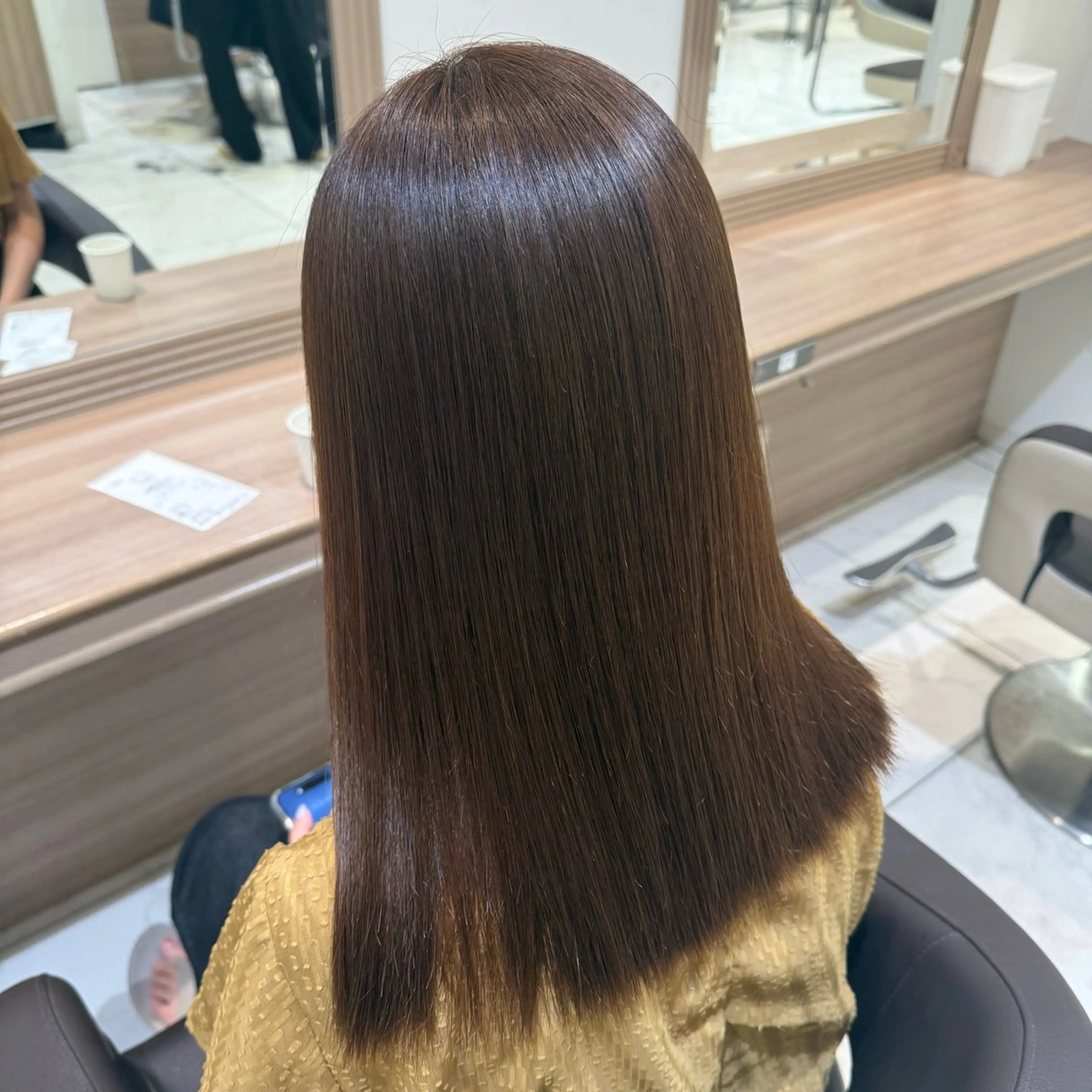 艶カラー×プレトリートメント🫧の写真