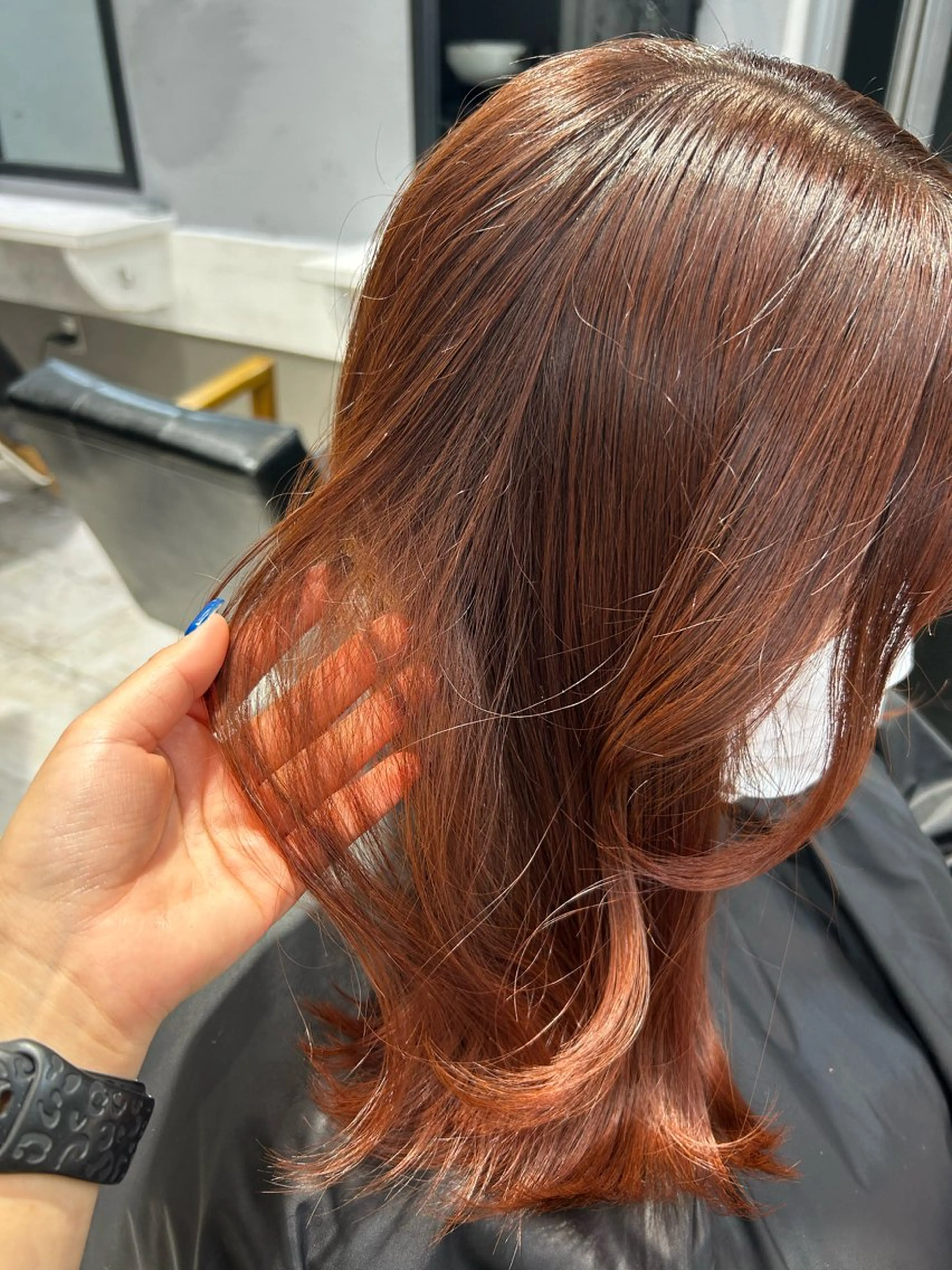 カラー ブリーチ ブリーチなしカラー GiseL ayane💖のヘアスタイル
