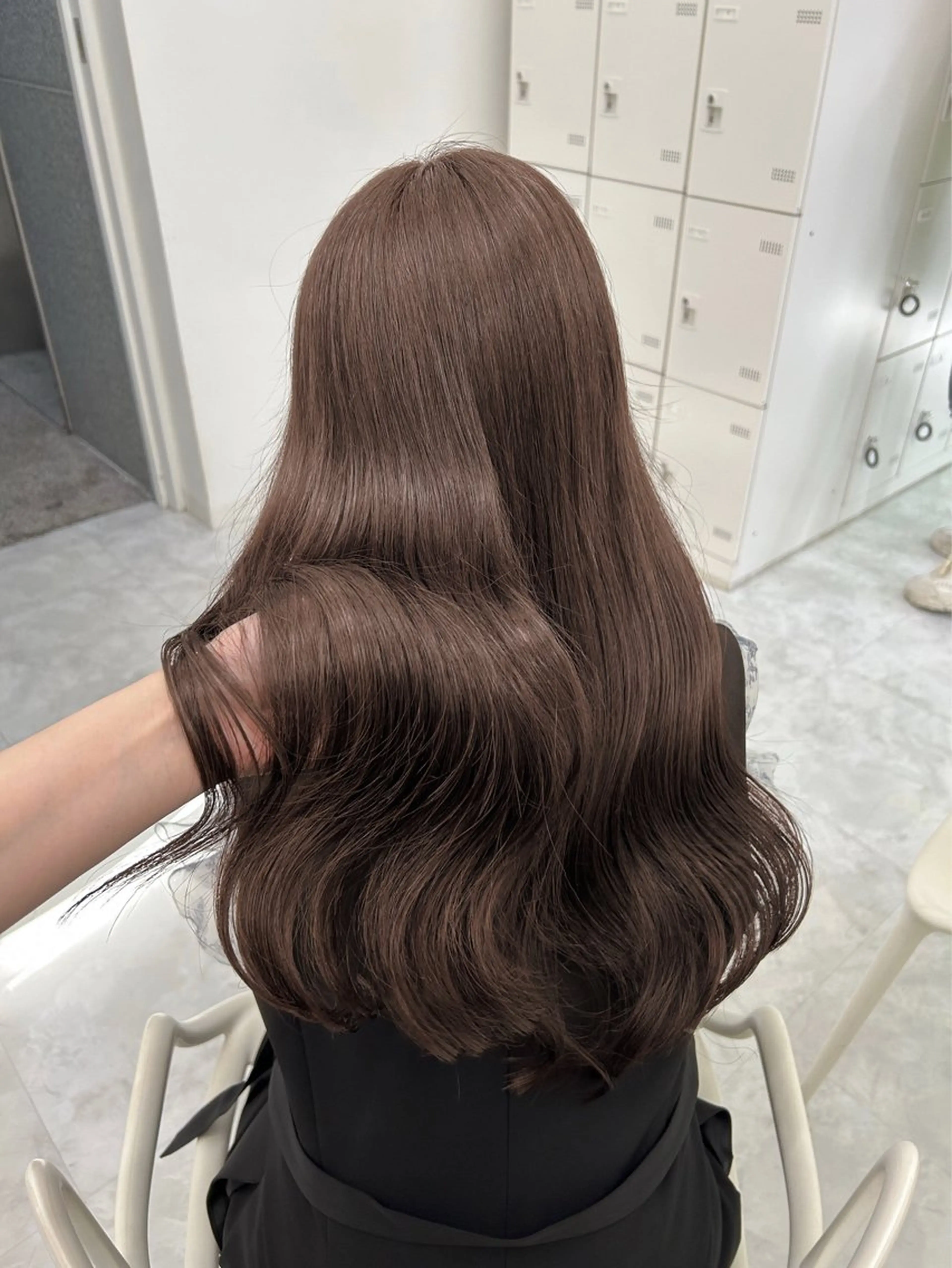 ロング ヘアカラー トリートメント ヘッドスパ ヘアセット 🤍上品韓国ガーリー 🤍ひとみ🤍のヘアスタイル