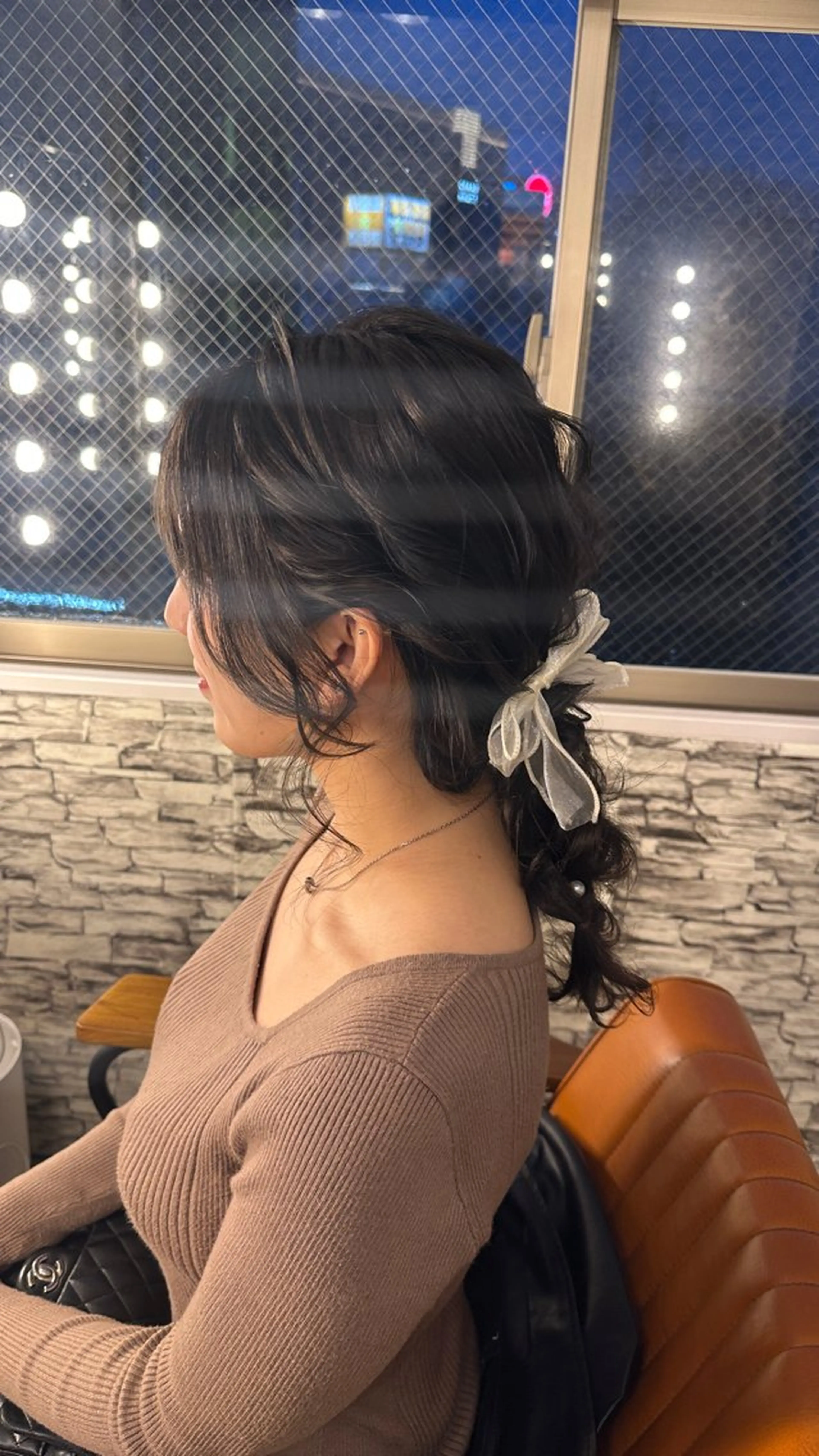 セミロング ヘアアレンジ hair make  Lucciのヘアスタイル